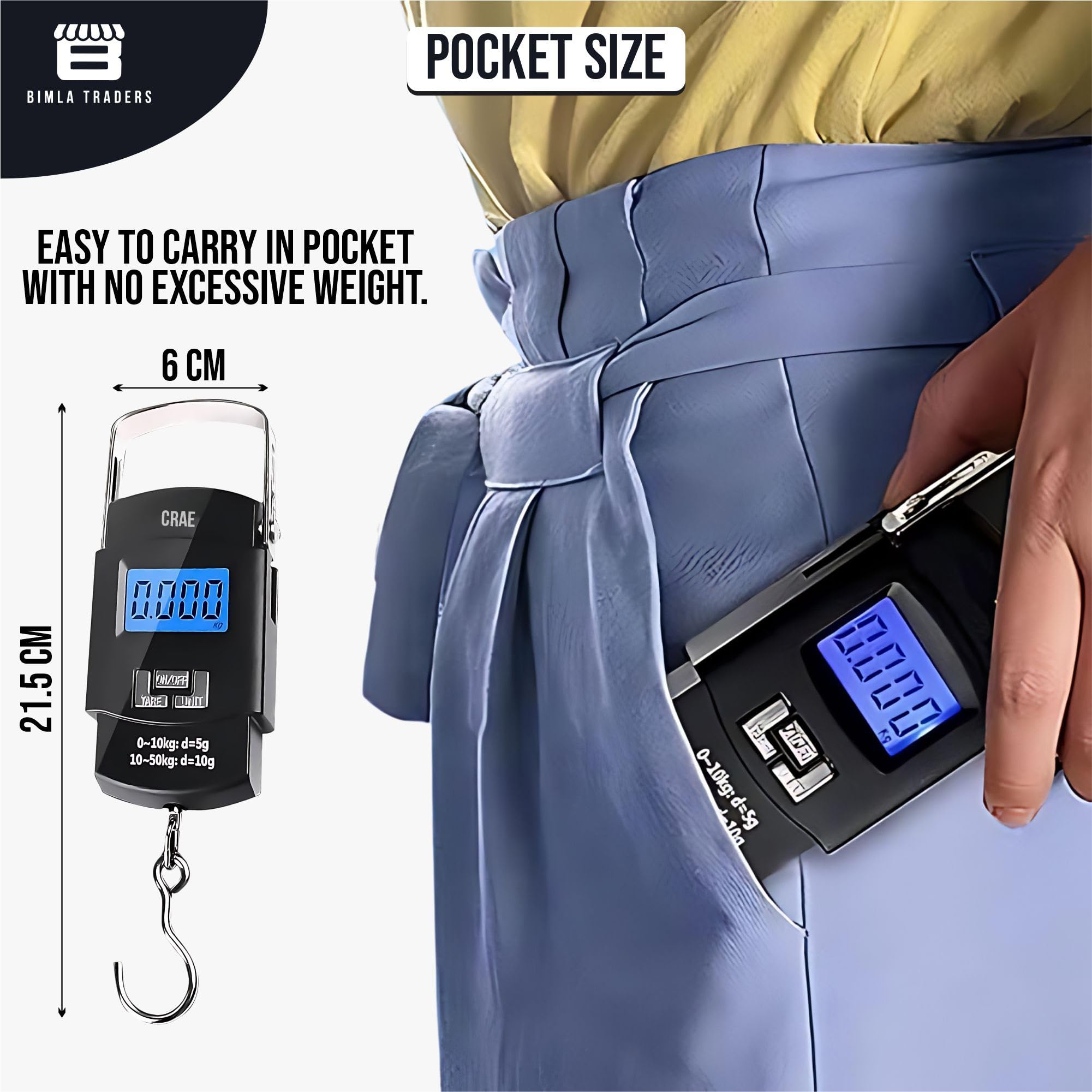 Portable Luggage Scale - Avoid Baggage Fees! -3