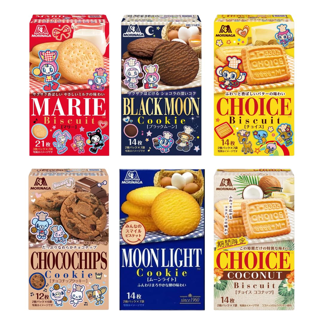 Amazon.co.jp: 【アソート】食べ比べ 森永 クッキー 6種類