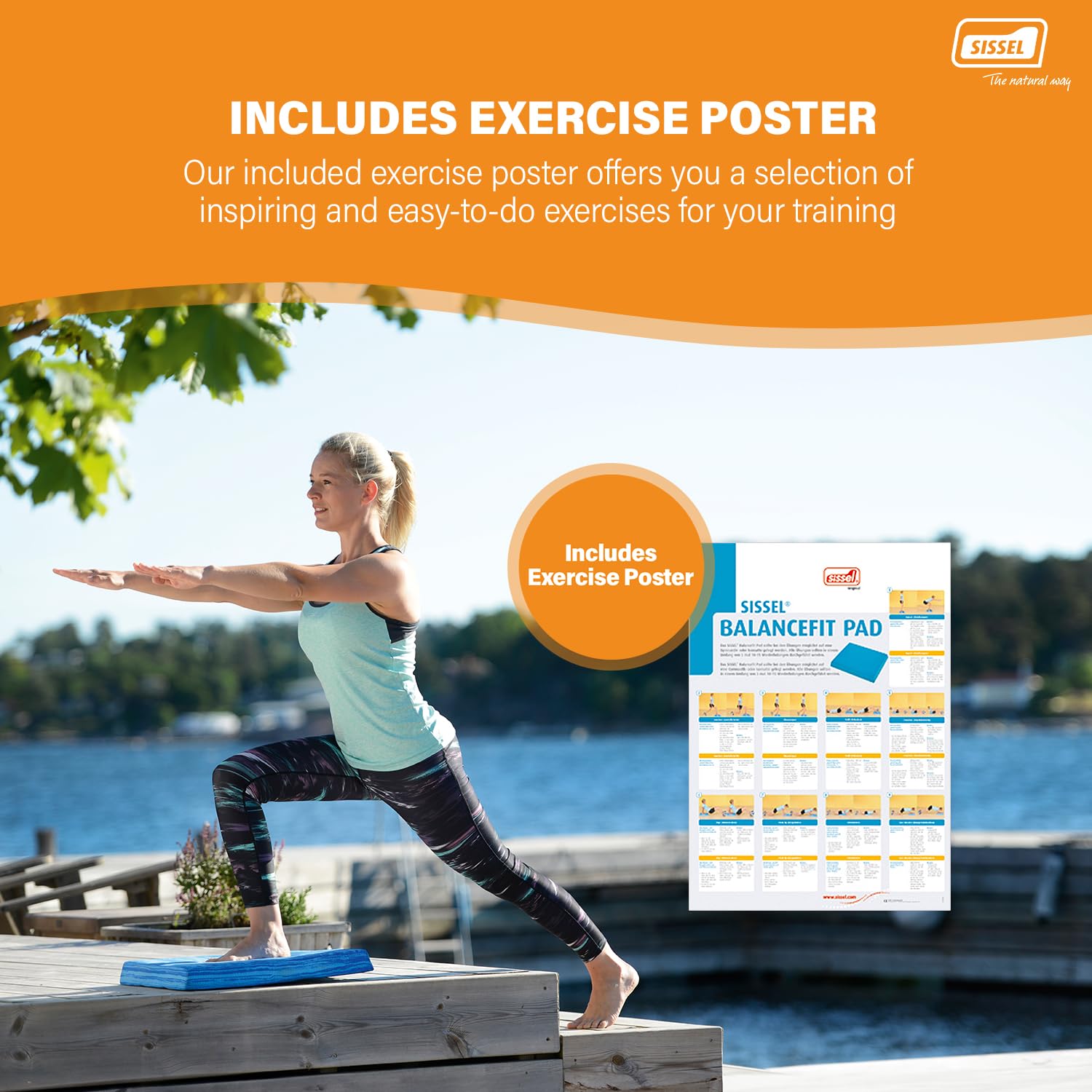 Sissel Balancefit niebieski