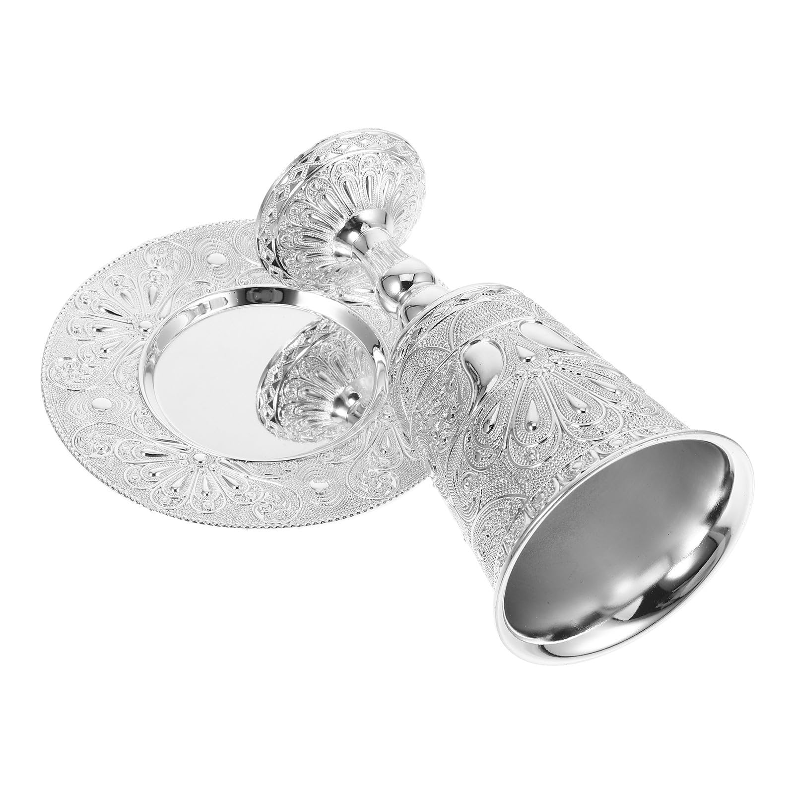 Platerowany Kielich Szabatowy Metalowy Puchar Do Wina Święta Żydowskie Havdalah i Szabat Kielich Błogosławieństwa Passover i Uroczystości Religijne
