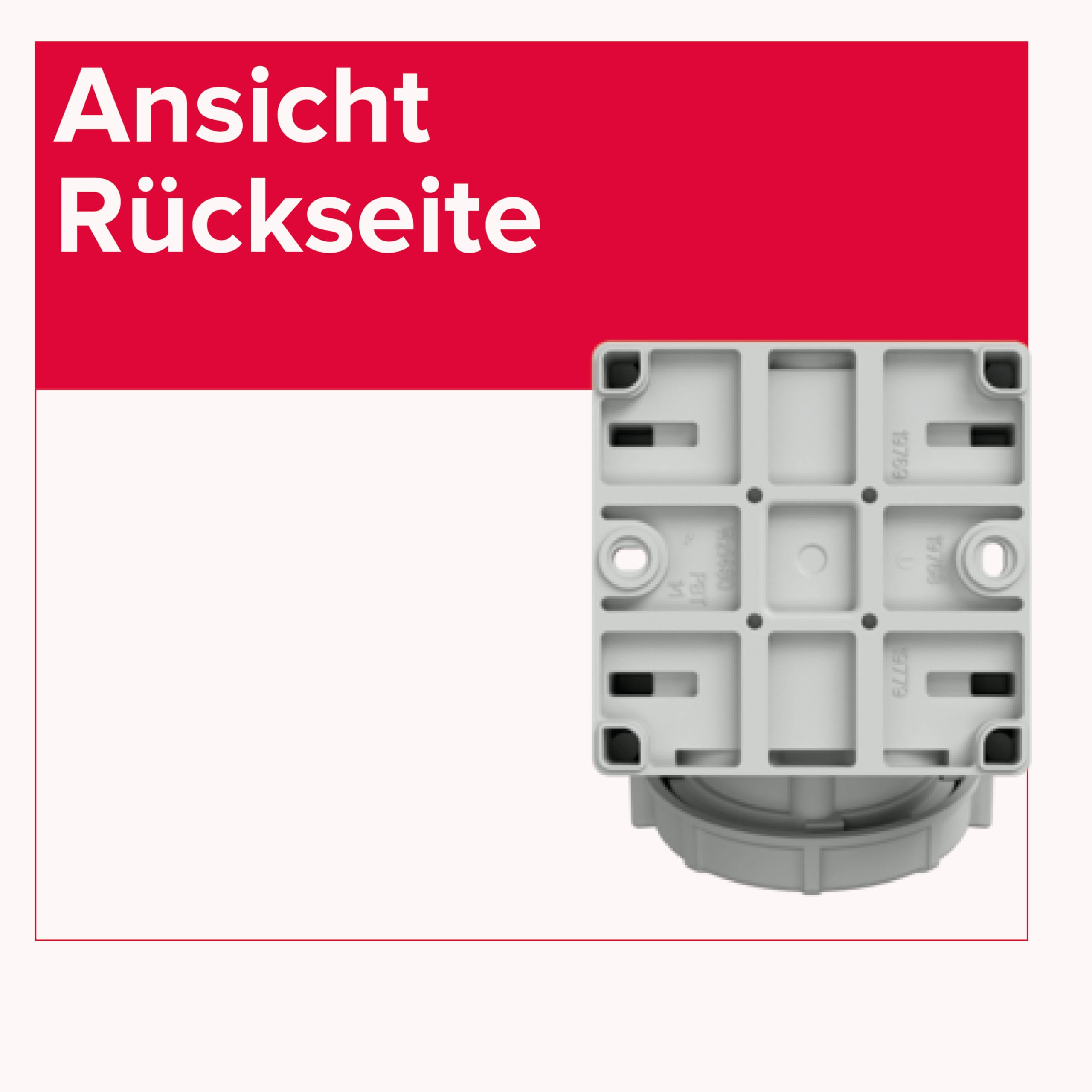 MENNEKES CEE Wandsteckdose, 32 A, 5-polig, 400 V, IP67, TwinCONTACT