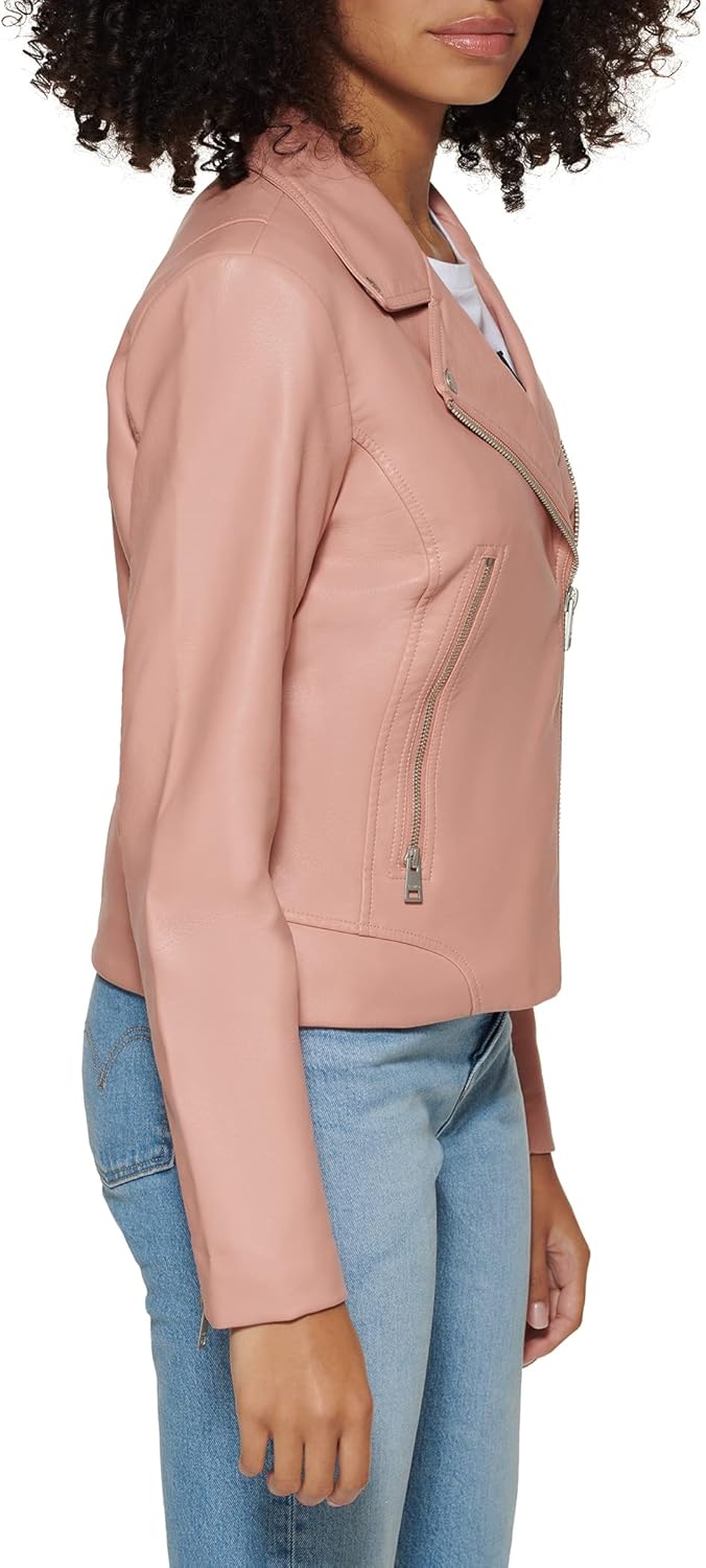 Levi's womens Vegan Leather 538 Moto Jacket (Regular & Plus Size) - Image 2