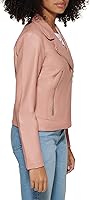 Vista 3 de Levi's Chaqueta Moto 538 de cuero vegano para mujer (talla regular y grande)