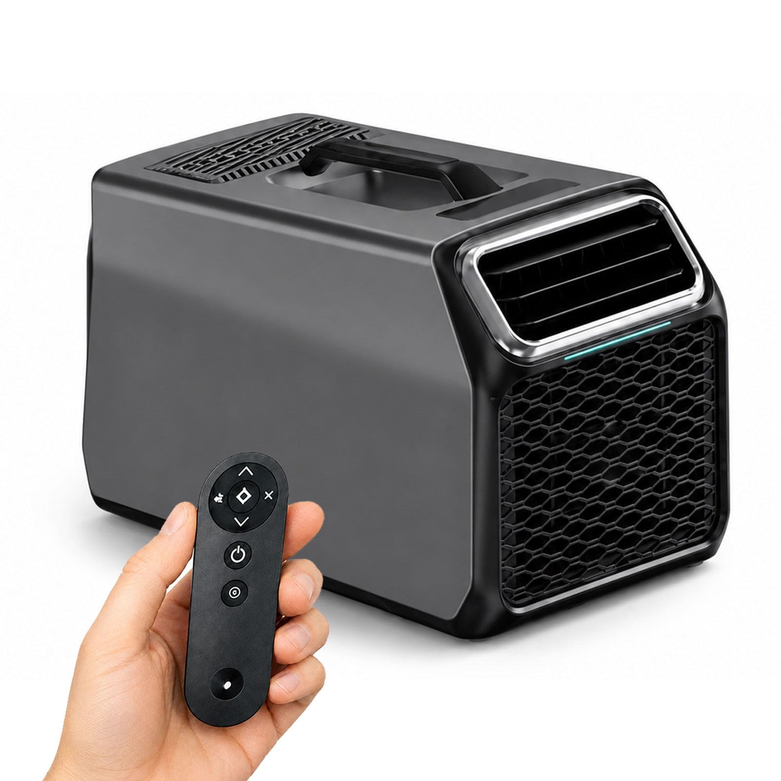 vnmudzeo Cooling Capacity-Flat&Bedroom,1~12H Timer 1400W