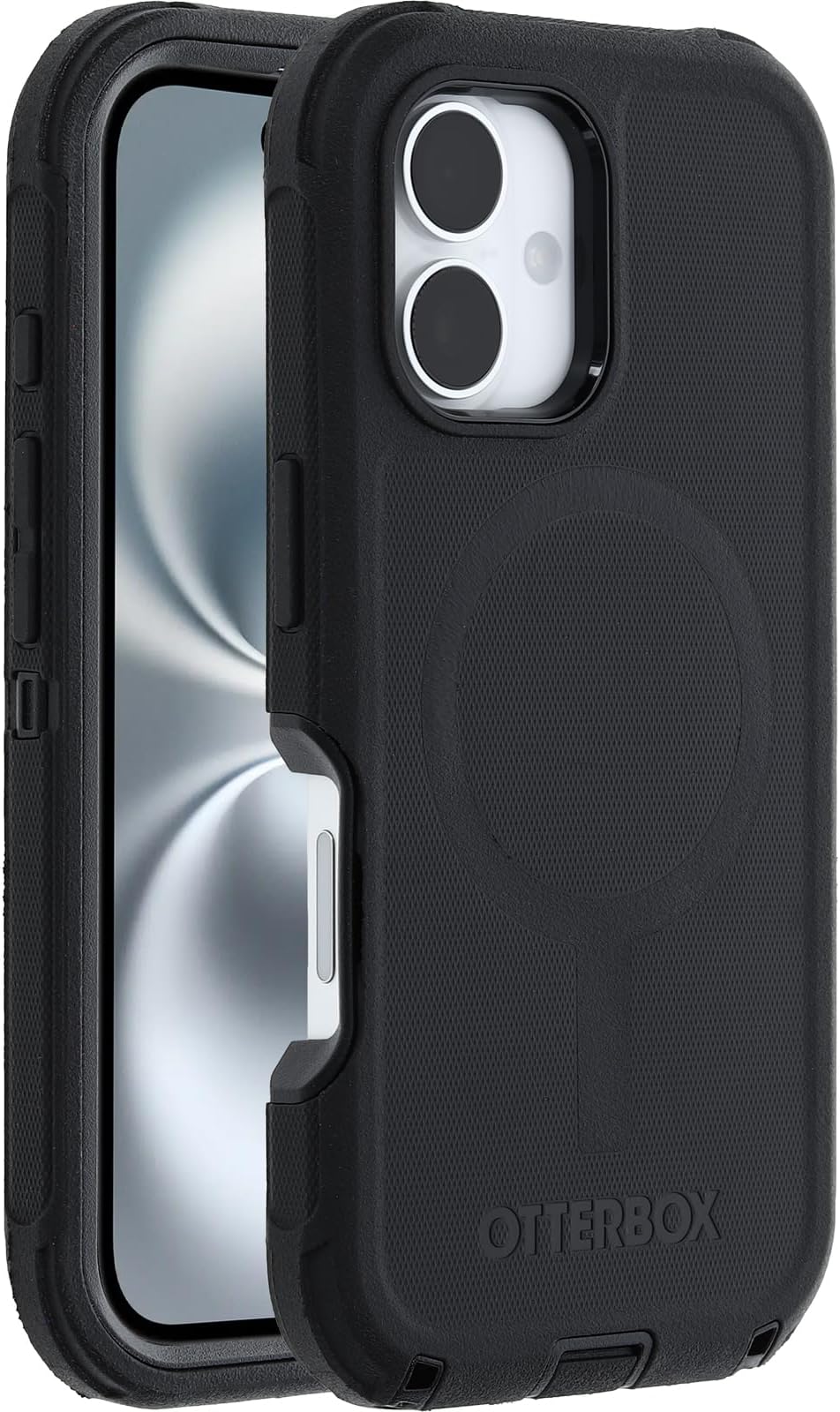 Defender Series MagSafe Case for iPhone 16, Shockproof, Drop Proof, Ultra-Rugged, Protective Case, 7x Tested to Military Standard, Black