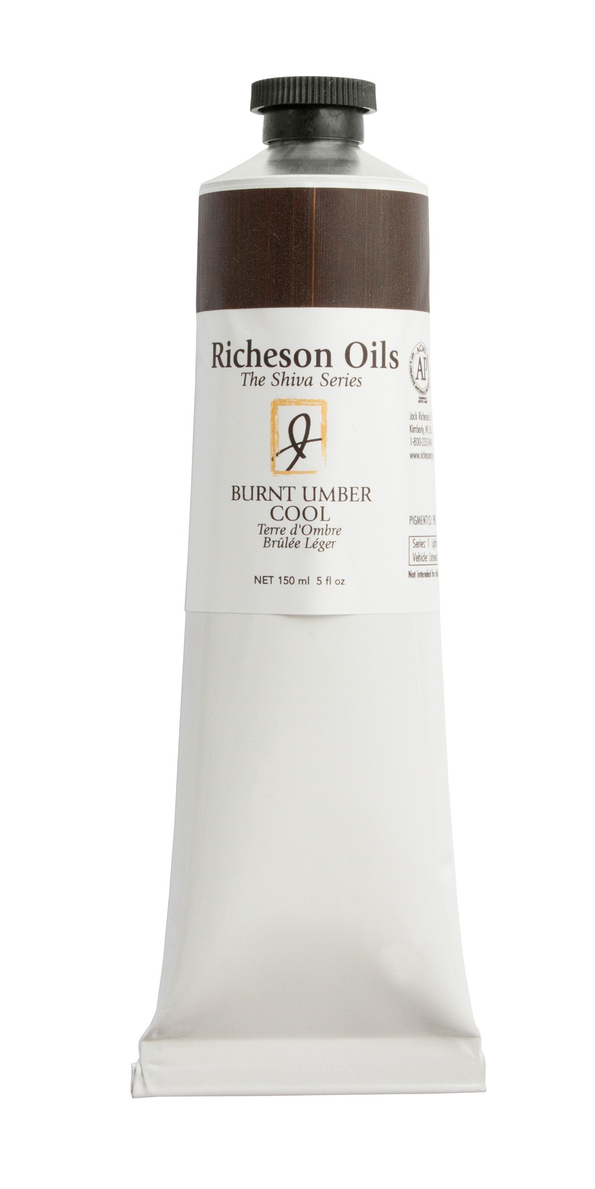 Jack Richeson 125081 Artist Oil Color, Burnt Umber Cool, 5 oz