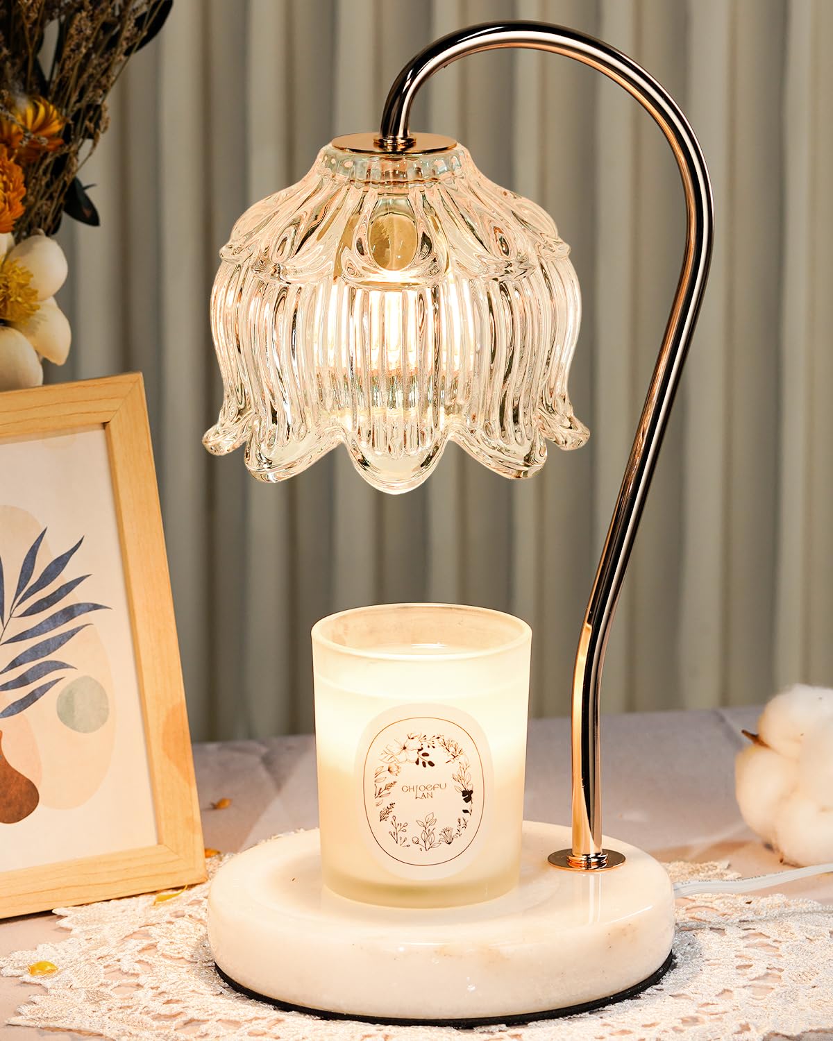 Funistree Candle Warmer Lamp with marble base