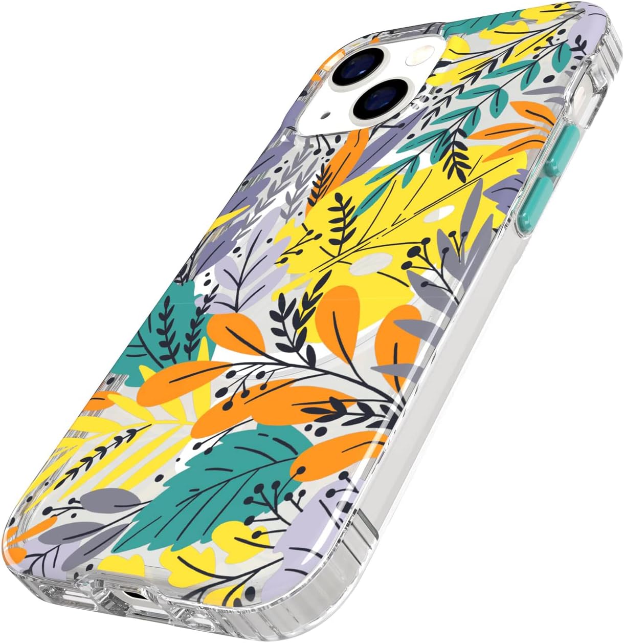 Tech21 Evo Art iPhone 13 mini Floral Bouquet – Magsafe Integrated Protective Phone Case with 2ft Multi-Drop Protection