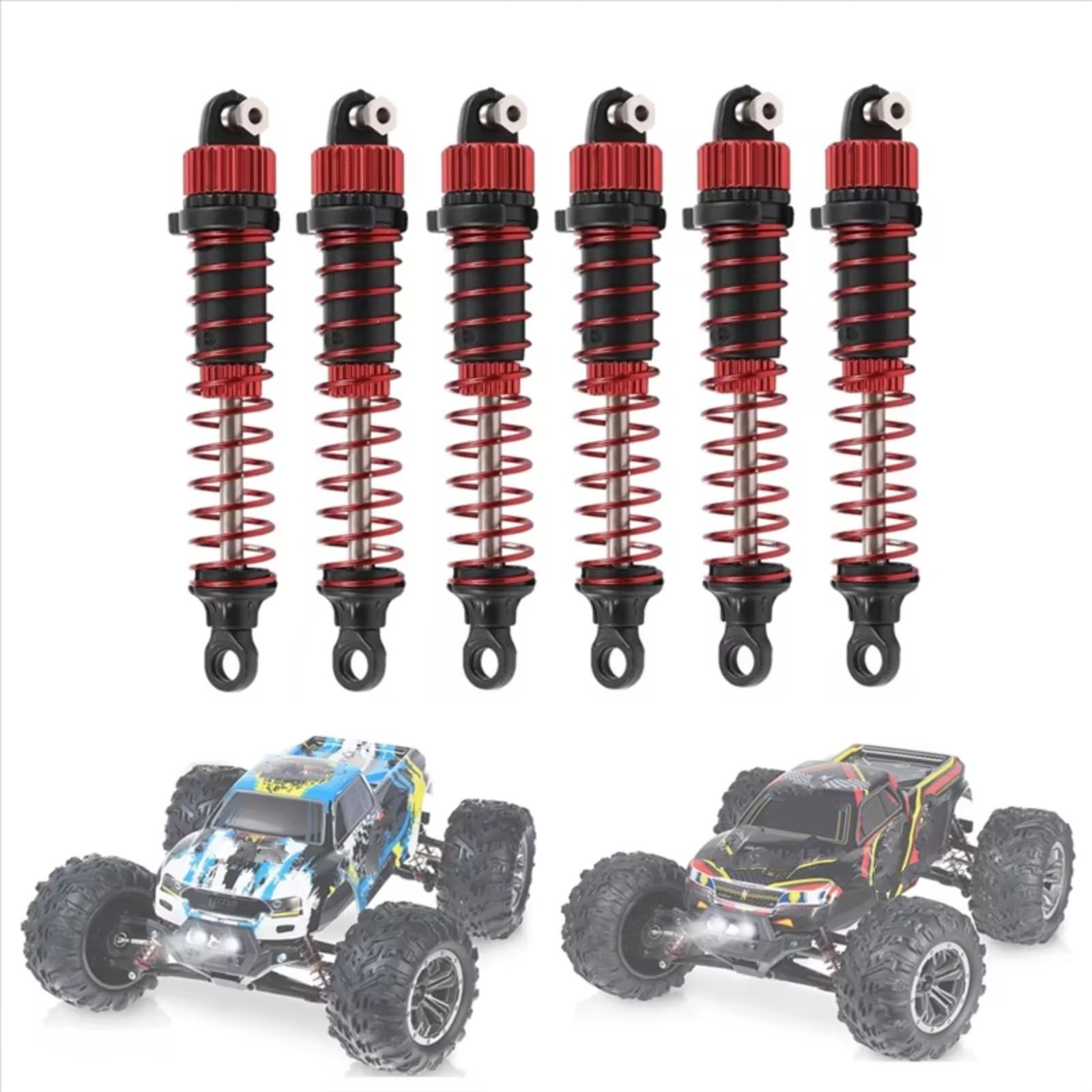 Ammortizzatore RC Compatibile Con LAEGENDARY Per Legend 1/10 RC Car Upgrade Parts Replacement Accessories 6 Pezzi Ammortizzatore Anteriore Posteriore