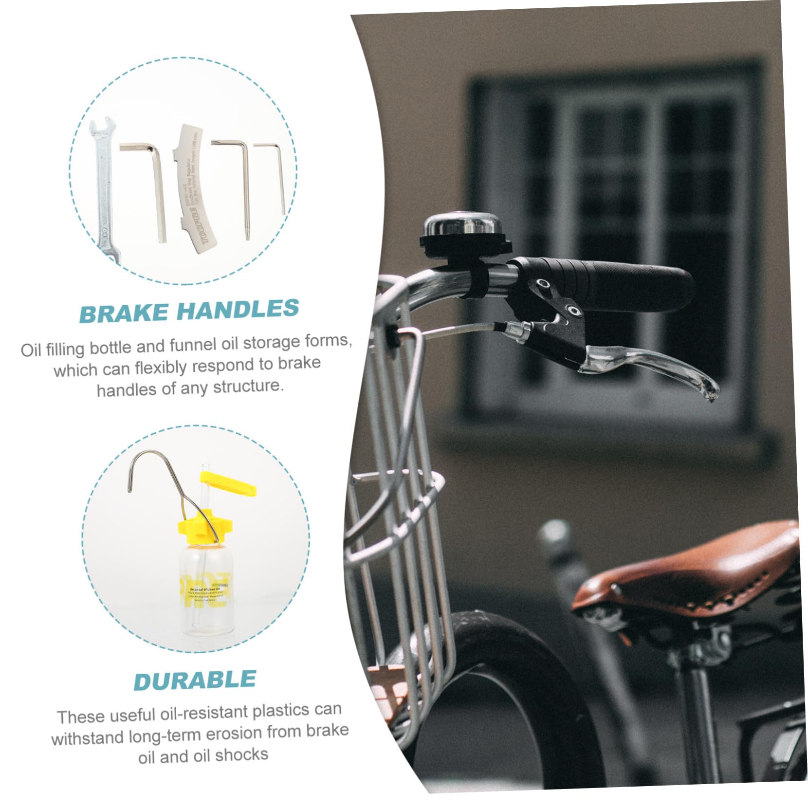 Kit Spurgo Freni Bici Disco Idraulici con Attrezzo per Cambio Olio in Resistente e Adattatore Strumento Professionale per Manutenzione Freno Disco Mountain Bike