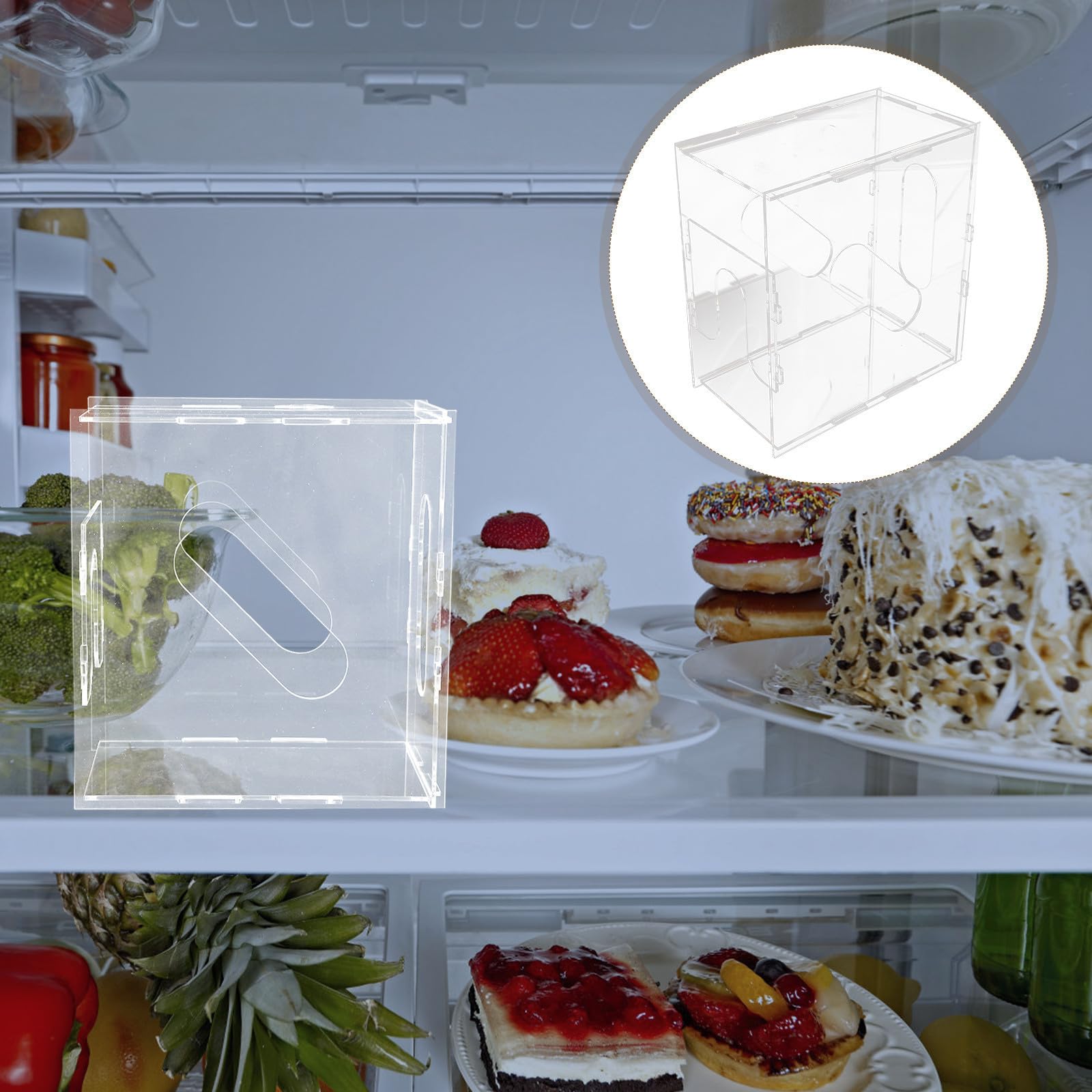 Supvox Muttermilch Organizer für Muttermilchbeutel Aufbewahrungsbehälter aus Acryl Transparent Wiederverwendbar Leicht zu Reinigen für Kühlschrank und Gefrierschrank