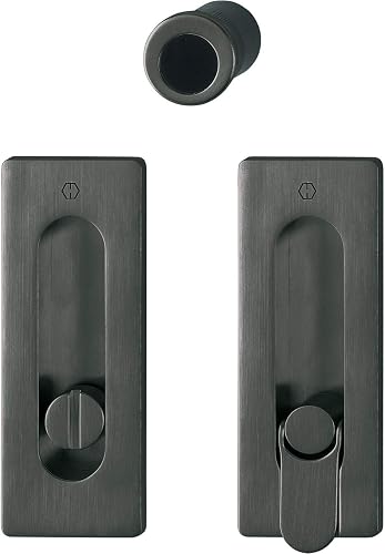 Hoppe 11733408 M464 Schiebetürmuschel, schwarz