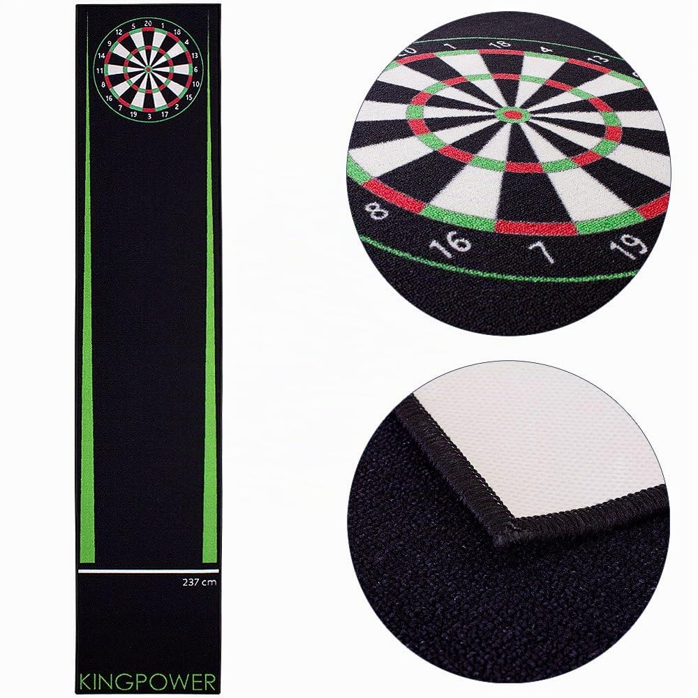 Kingpower Tapis de Fléchettes Paillet de Fléchettes Tournoi Fléchettes Dart 290x60 cm