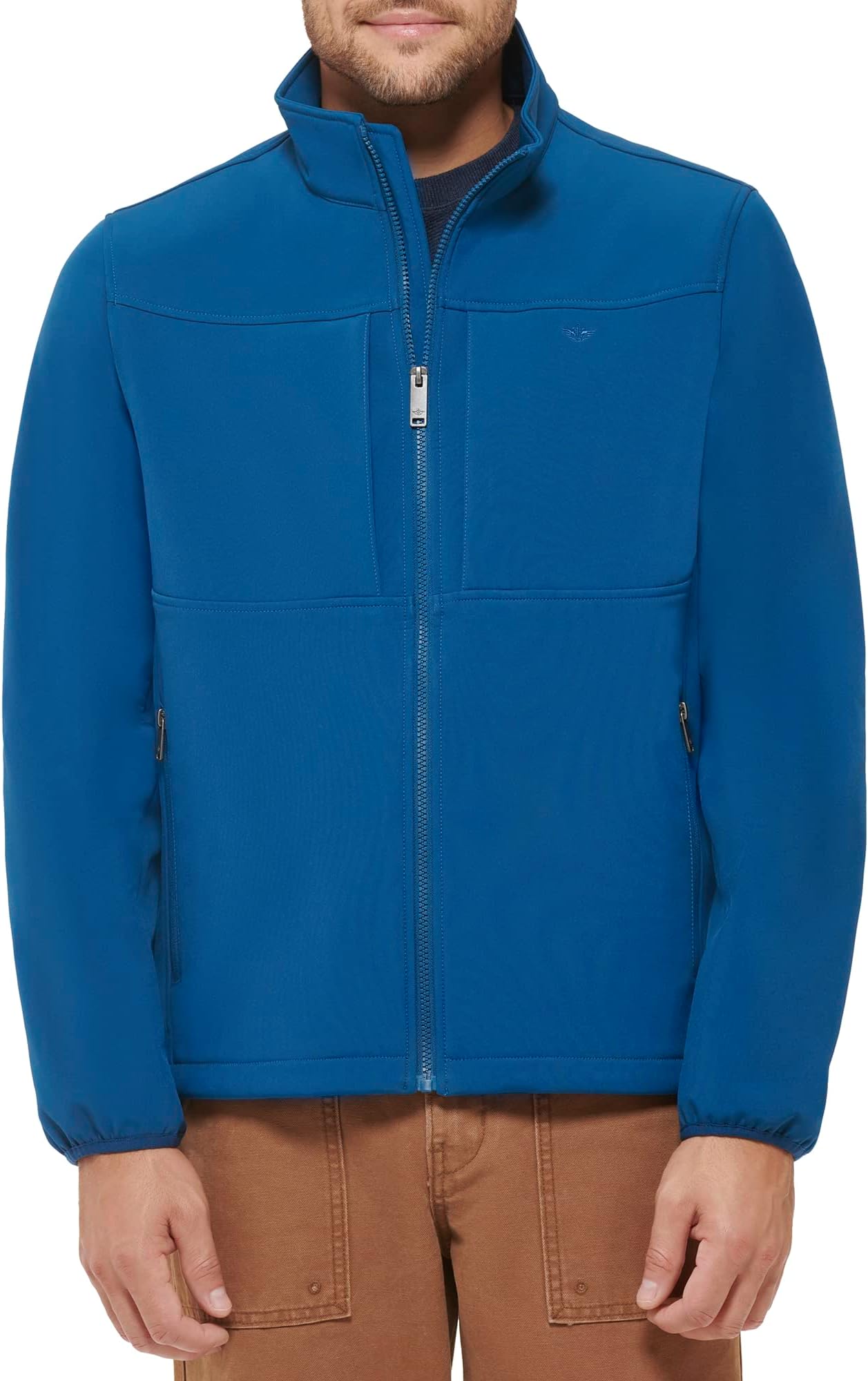 Men's Clean Zip-up Softshell Jacket Softshell Jacket