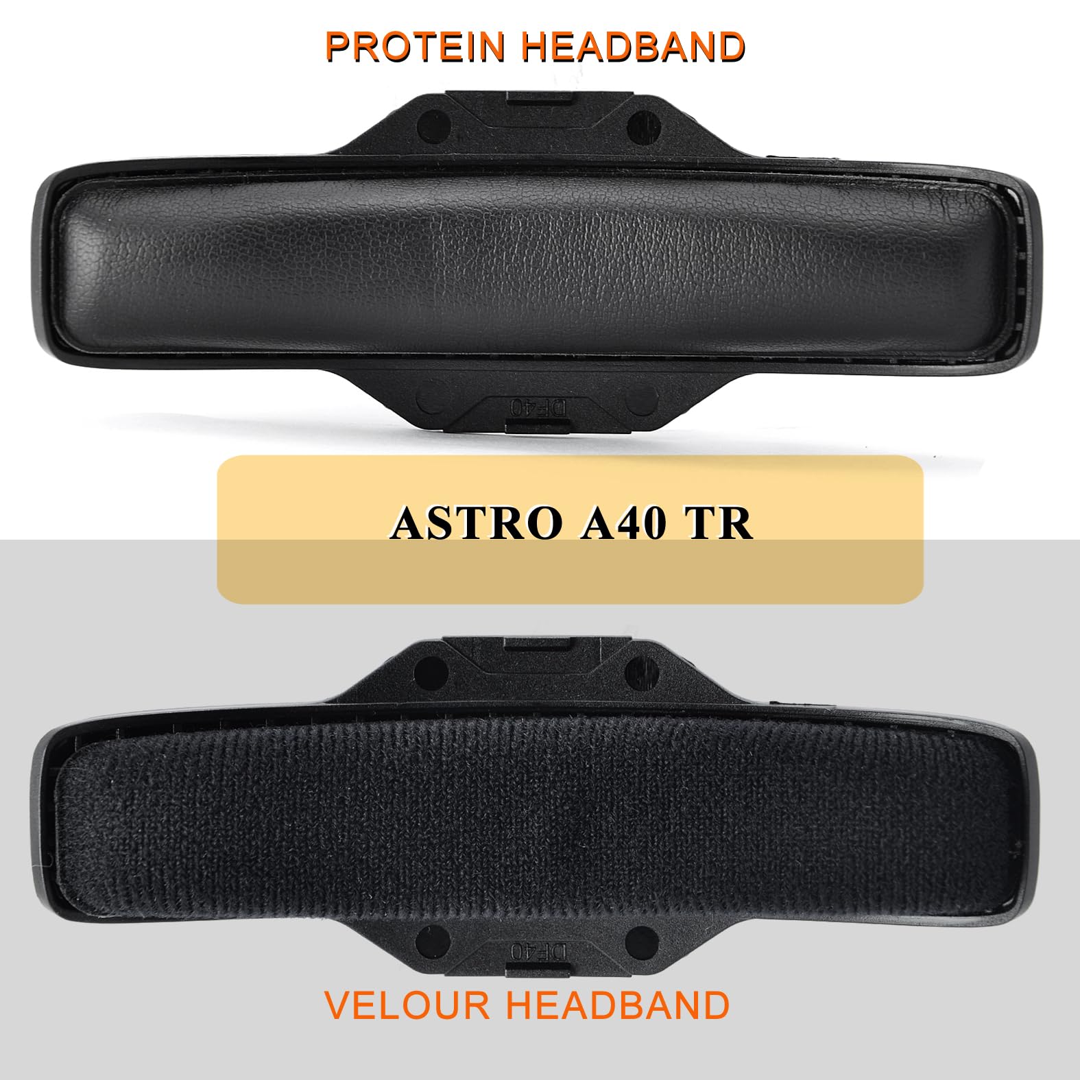 A40 TR 2PCS Headband and Microphone Foam- defean Replacement Cushions Compatible with Astro A40 TR Headset,High-Density Microphone Wind Screen Wind Cover - Image 4