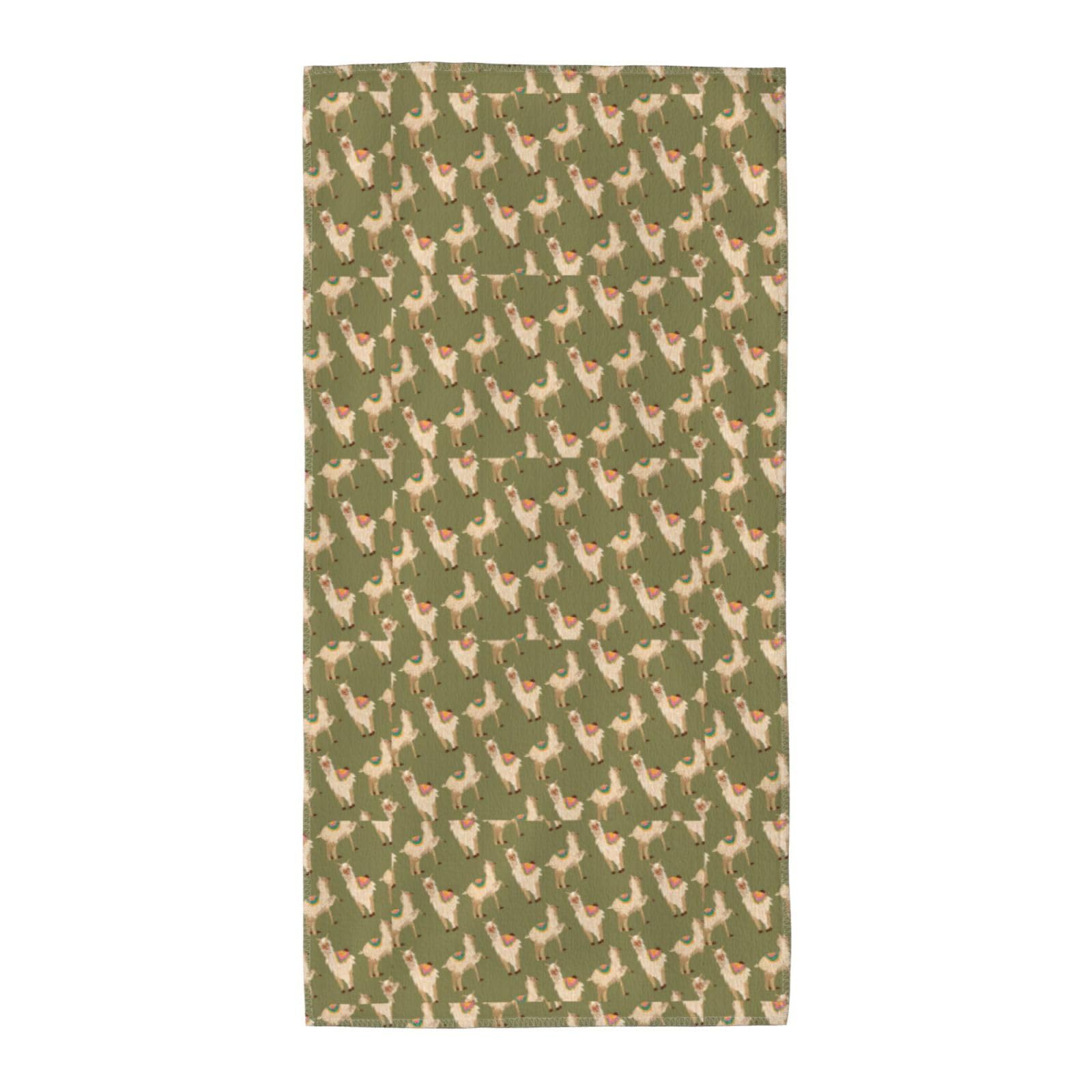 WYCZHY Alpaca. Printed Quick Dry Beach Towel For Camping Travel Vacation