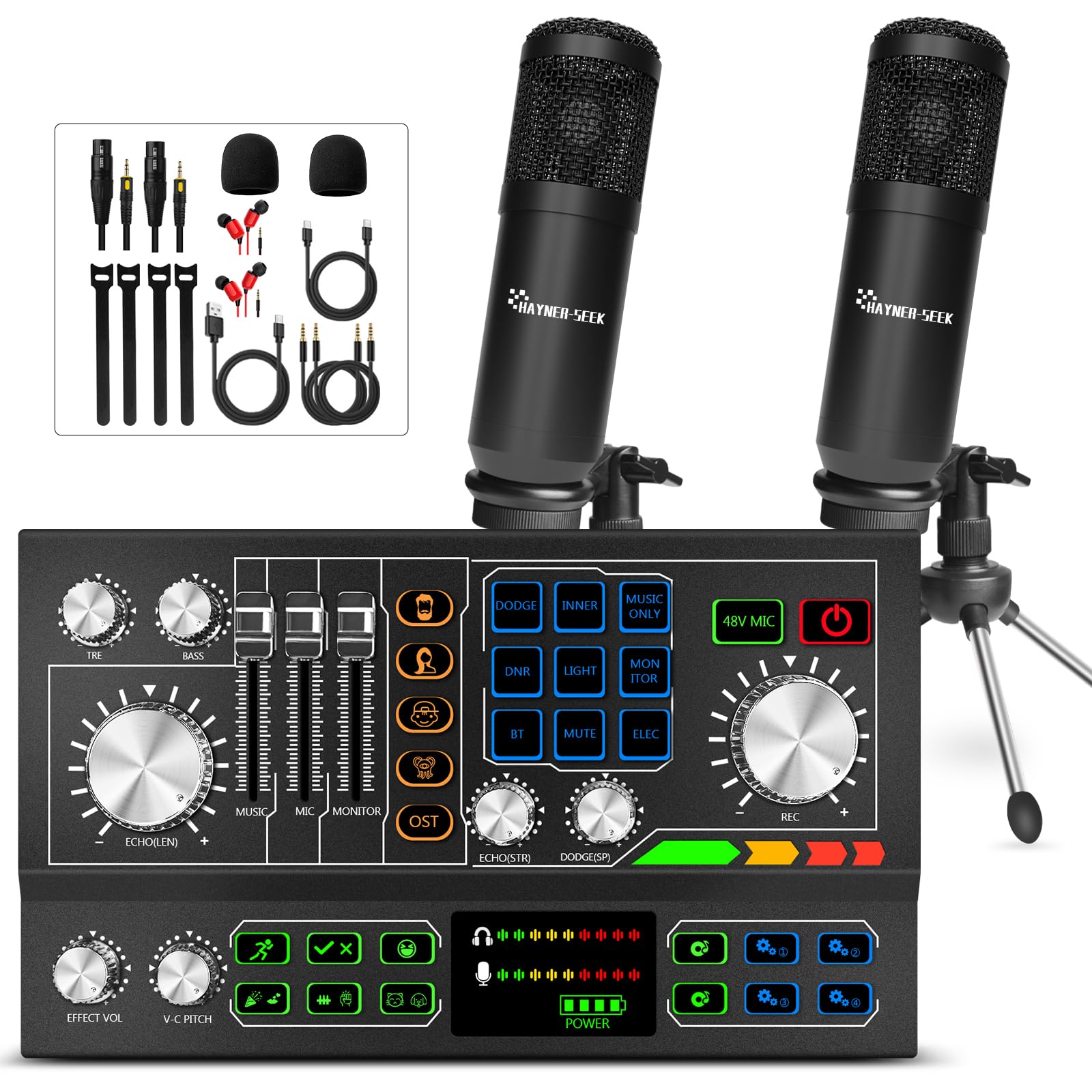 Amazon | ポッドキャスト機器バンドル 2個、オーディオ Amazon | ポッドキャスト機器バンドル 2個、オーディオ