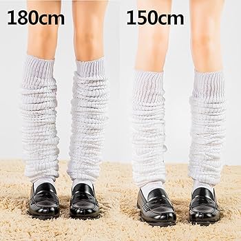 ゴム抜き　ルーズソックス180cm 　新品　レア　希少品 ルーズソックス 180cm 白 ロング ギャル コスプレ 靴下 JK JC
