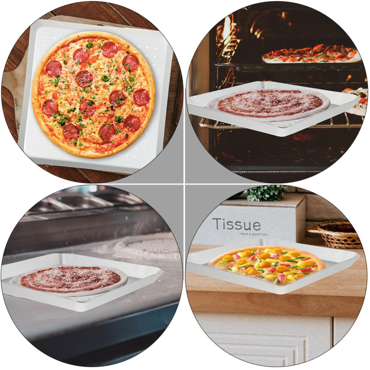 Plaque à pizza perforée pour réussir vos soirées de cuisson maison