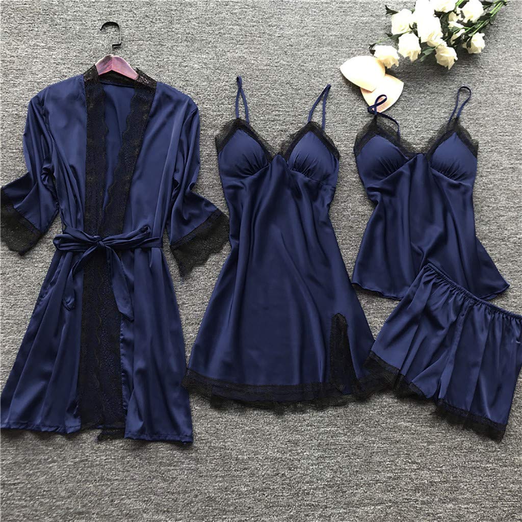 Amazon.com: Pajamas Lace Set Silk Nightdress Dress Babydoll Robe Lingerie Plus Size Maternity Robe and Matching Baby Set (Navy, S) : Clothing, Shoes & Jewelry Amazon.com: Pajamas Lace Set Silk Nightdress Dress Babydoll Robe Lingerie Plus Size Maternity Robe and Matching Baby Set (Navy, S) : Clothing, Shoes & Jewelry