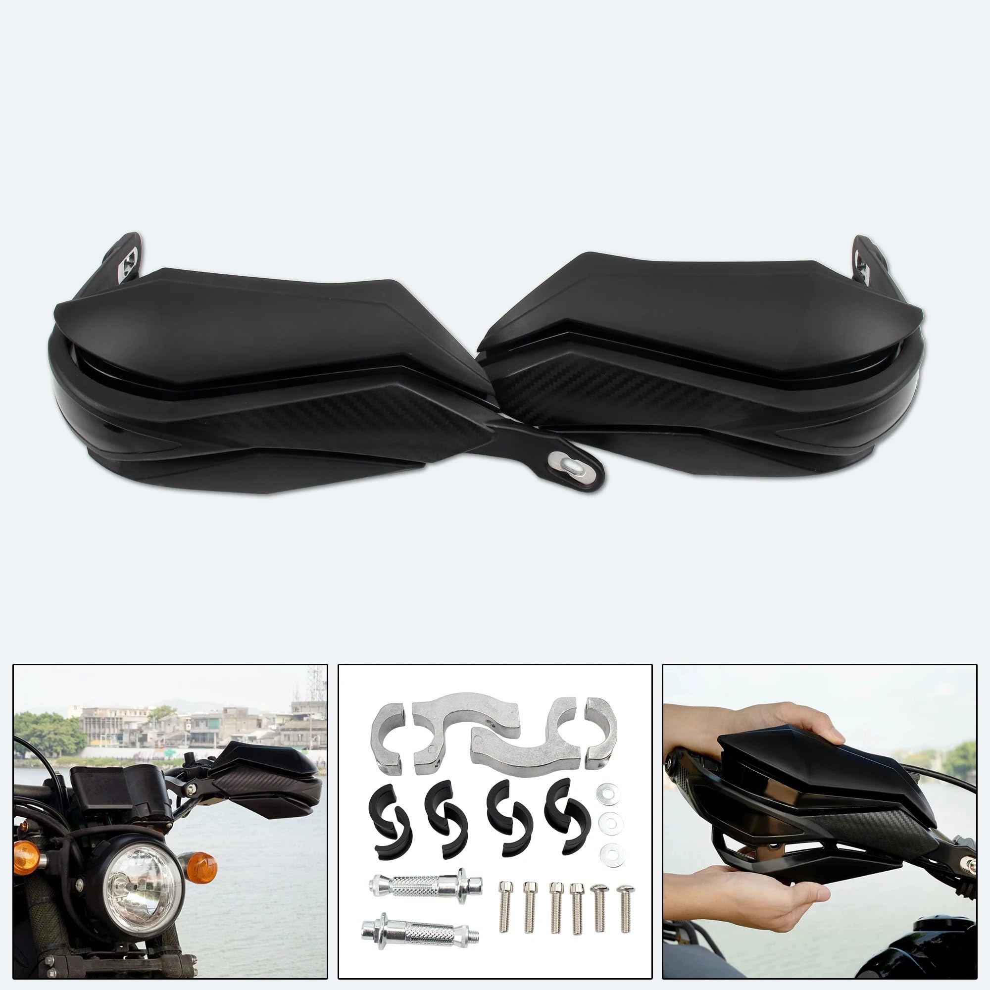Ochraniacze dłoni Błotniki motocyklowe 22-28mm 7/8 "1 1/8" regulowane jelce Dirt pitbike ochrona osłony dłoni akcesoria