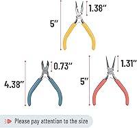 Vista 2 de Mr. Pen - Kit de fabricación de joyas, alicates paquete de 3 (mini, nariz de cadena, pendientes)