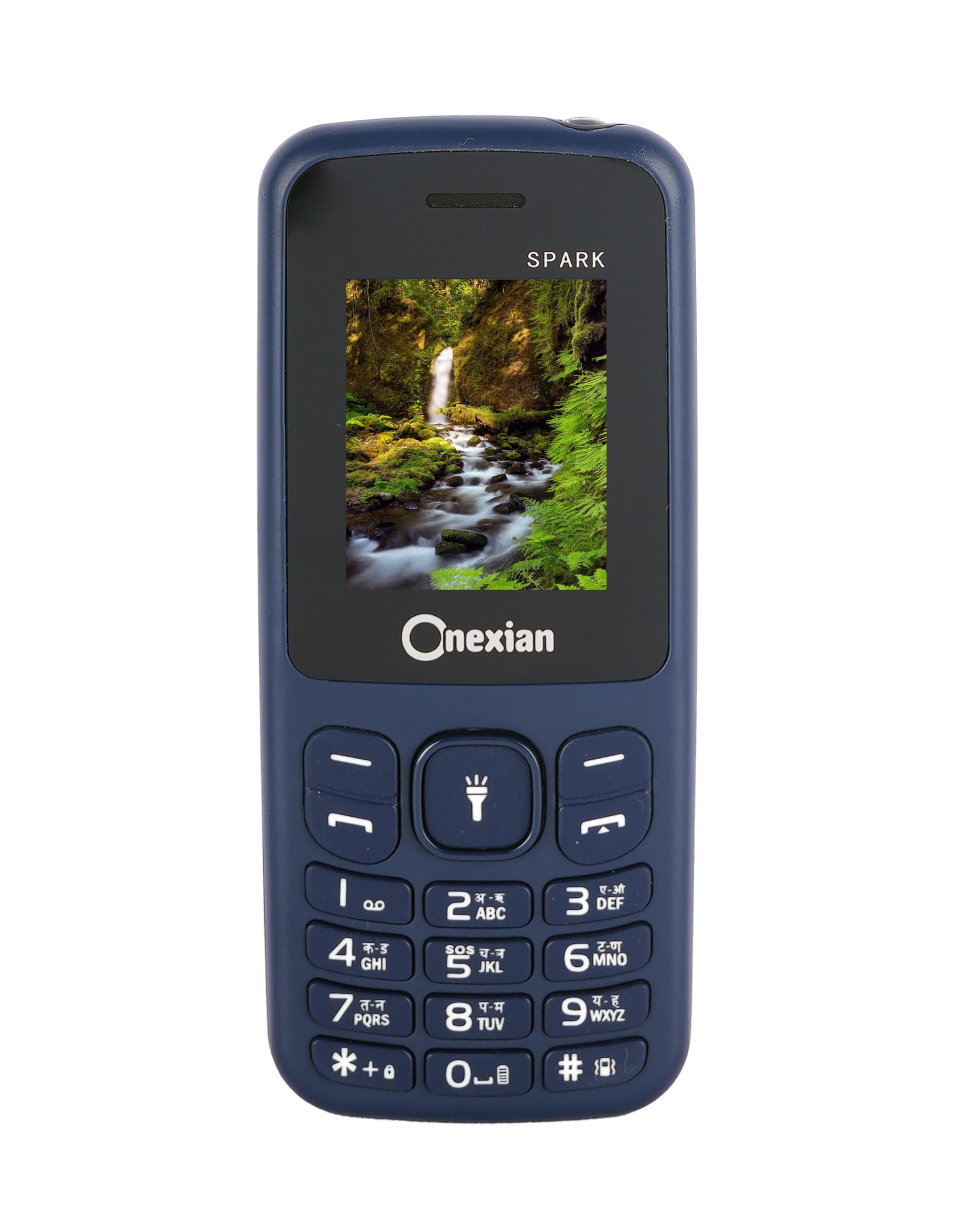 Onexian Spark 311 Dual Sim |Keypad Mobile| with 1.8" Display | Voice Changer | Auto Call Recording | Long Lasting Battery | Wireless FM | Digital Camera | Feature Phone | Torch | Blue