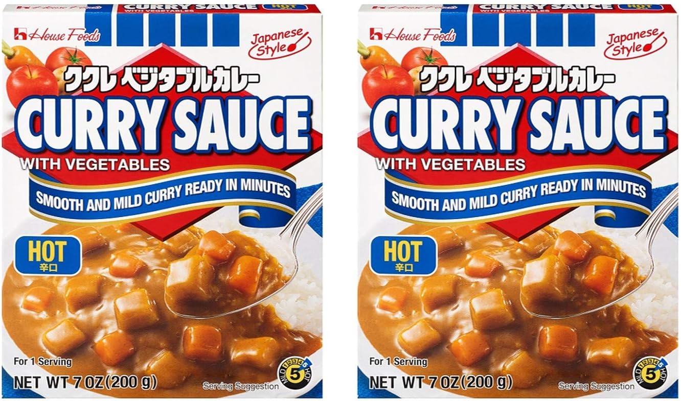House Foods Curry Sauce with Vegetables (Hot)