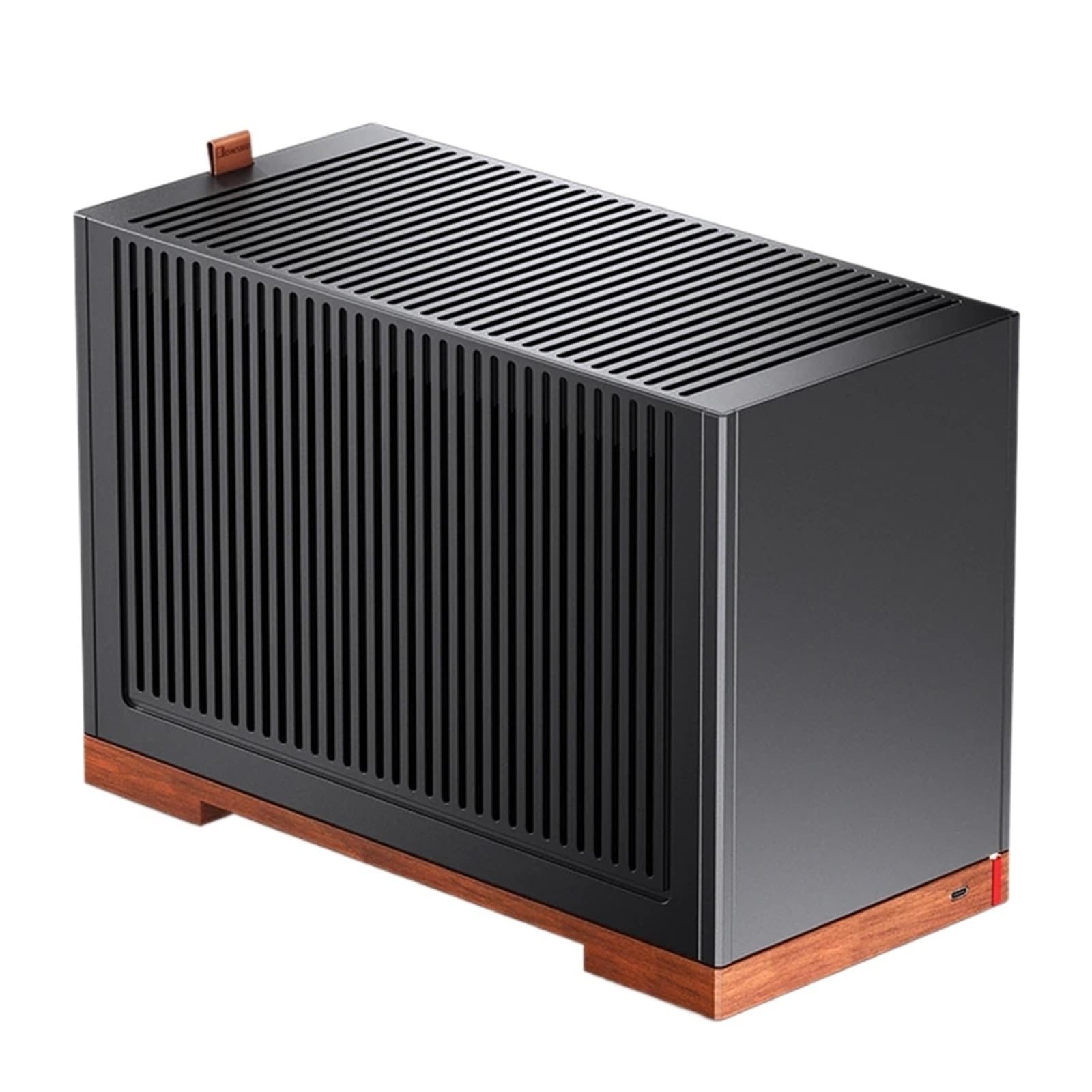 Kompatibel mit JONSBO T9 V5 ITX-Gehäuse, PCIe 5.0 | Das Aluminium-Minigehäuse enthält einen PCI-E 5.0-Riser for die vertikale GPU-Montage.(T9 5.0 black)