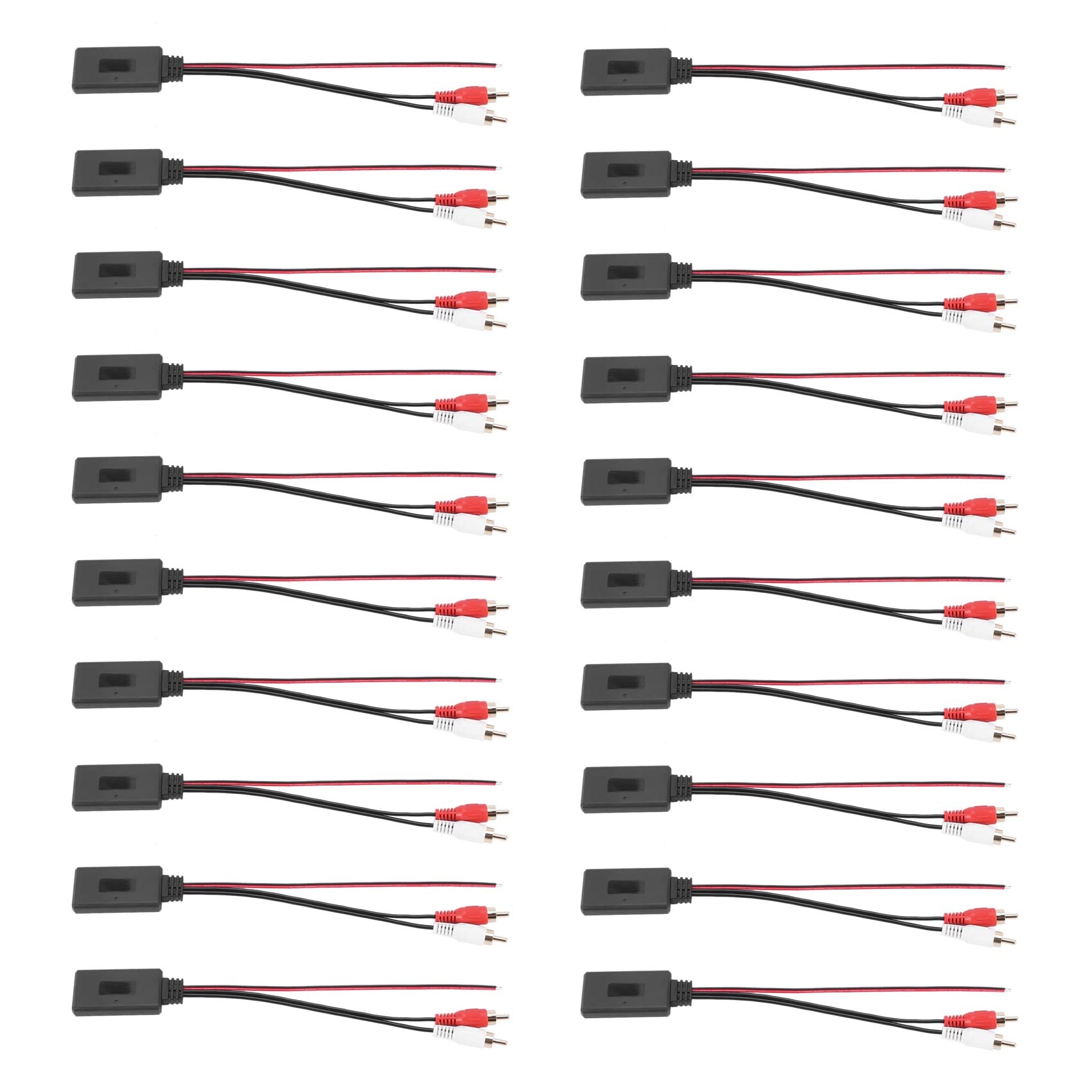 20X Coche Adaptador Universal Inalámbrico de Música Adaptador de Música Cable de Audio Auxiliar