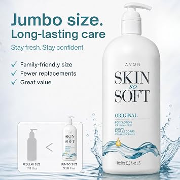 AVON Skin So Soft Original Body Lotion - 33.8 oz