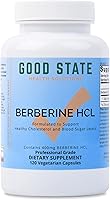 Vista 1 de Good State Berberina HCL 400mg, 120 Cápsulas Vegetarianas