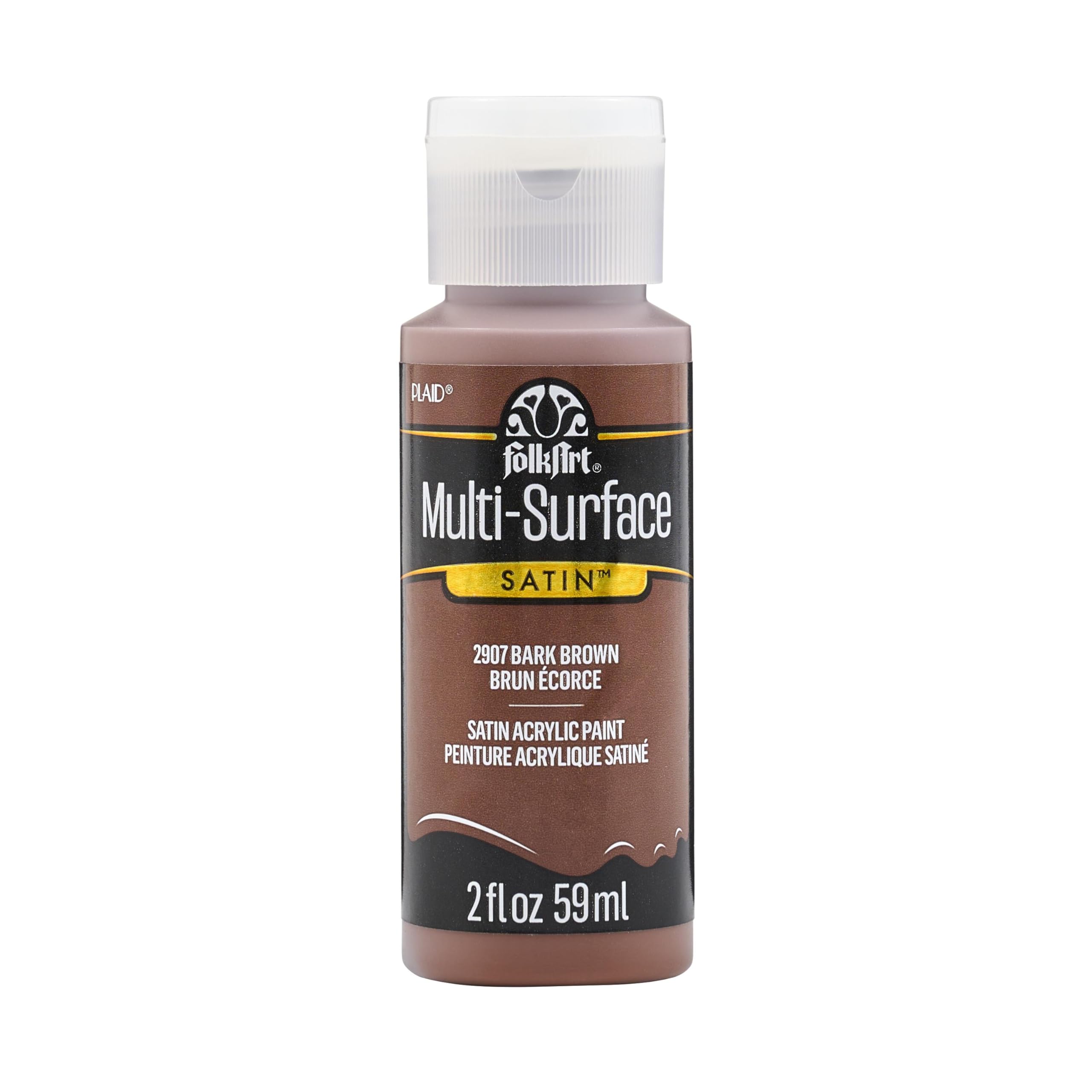 Multi-Surface Paint in Assorted Colors (2 Ounce), 2907 Bark Brown