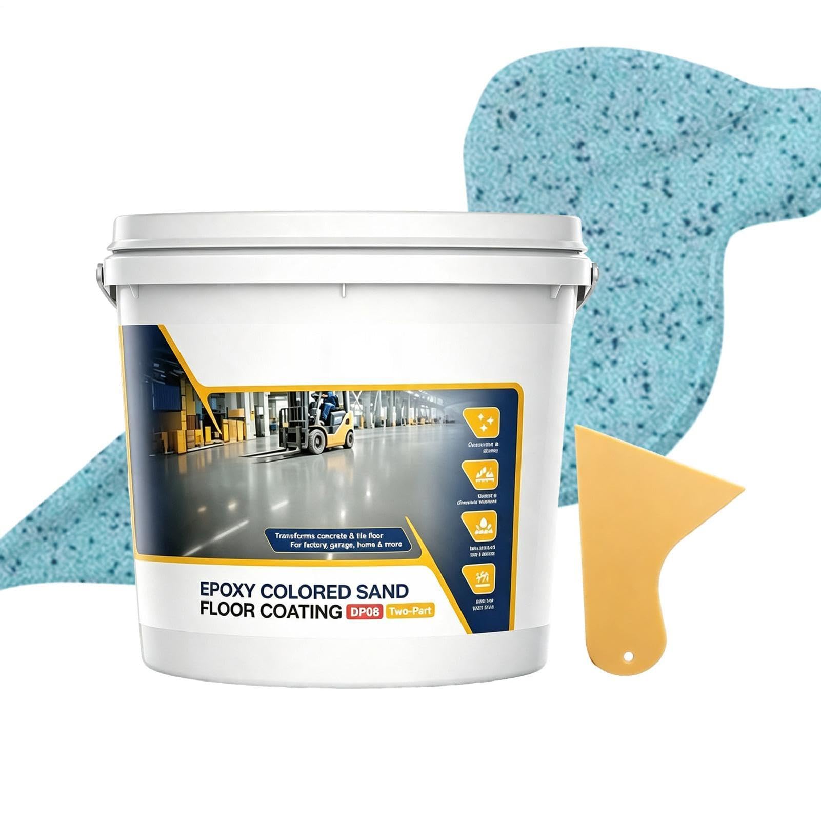 Pintura Epoxi Para Suelos Compuesto Impermeabilizante De Alto Brillo 1 Kg