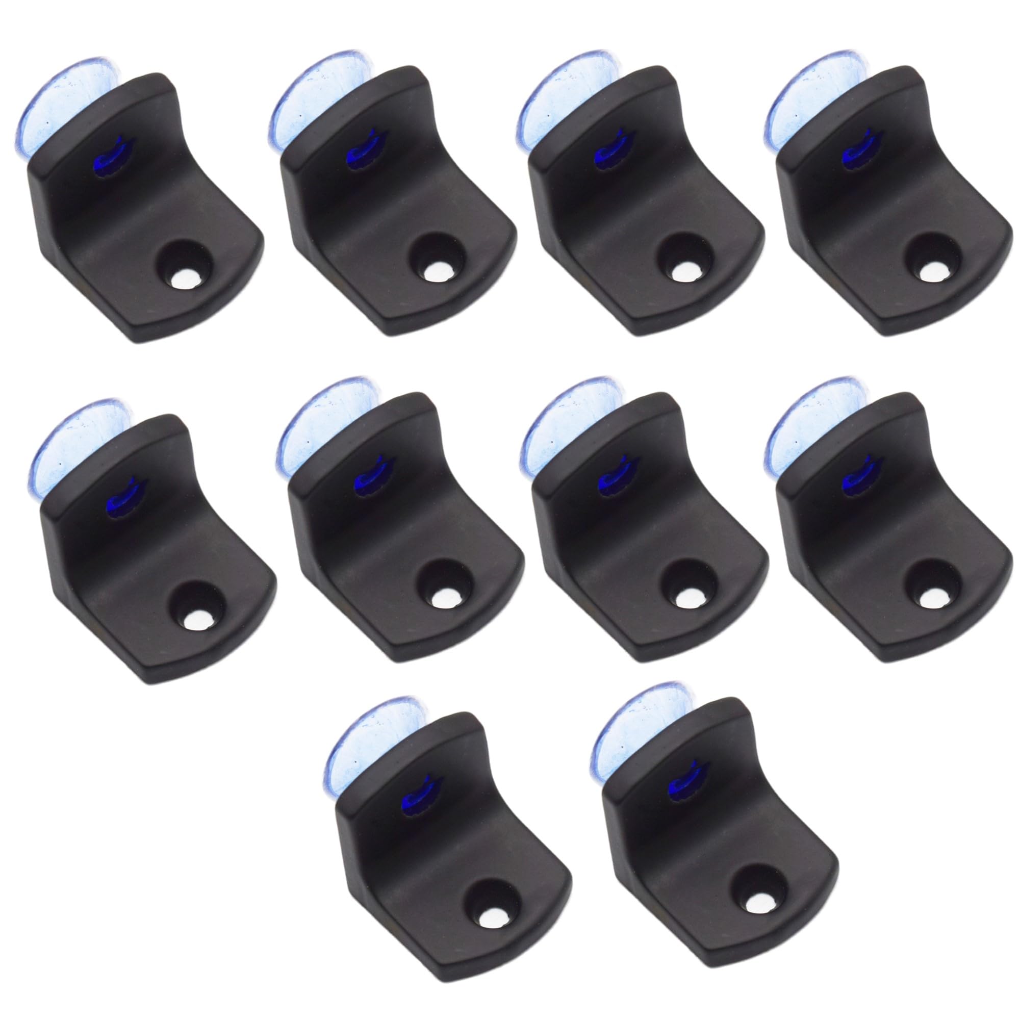 rab glass shelf button aluminum, l button glass shelf bracket with single screw (code:- mukesh butn alu, single screw, finish:- black, pack of 10 pieces)