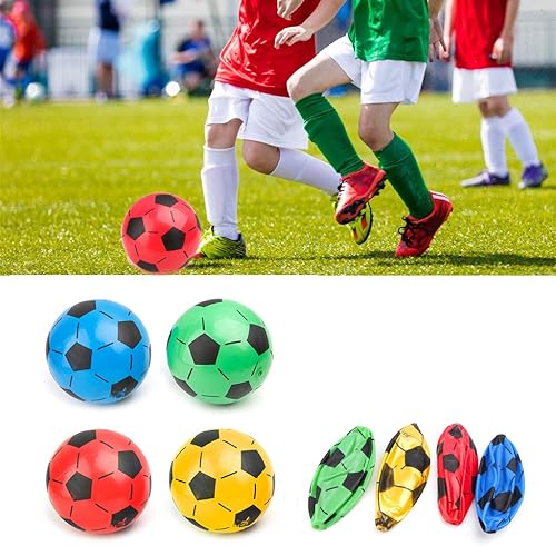 Miniatura 2 de 7.9 in Niños Entrenamiento s Niños Fútbol Entrenamiento Escuela Regalo Fútbol Inflable PVC Respetuoso del Medio Ambiente, Como Muestra de