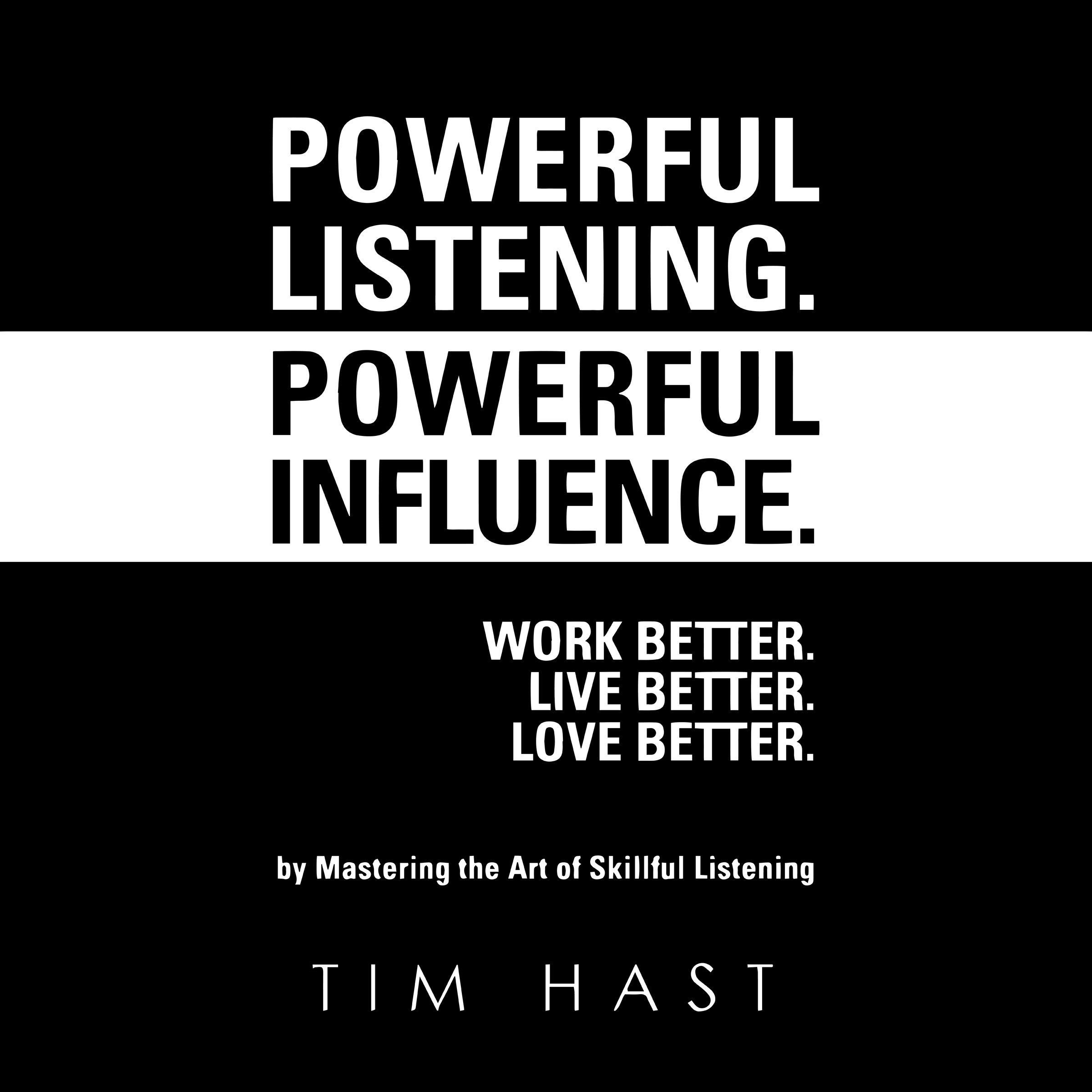 Cover art for Powerful Listening. Powerful Influence