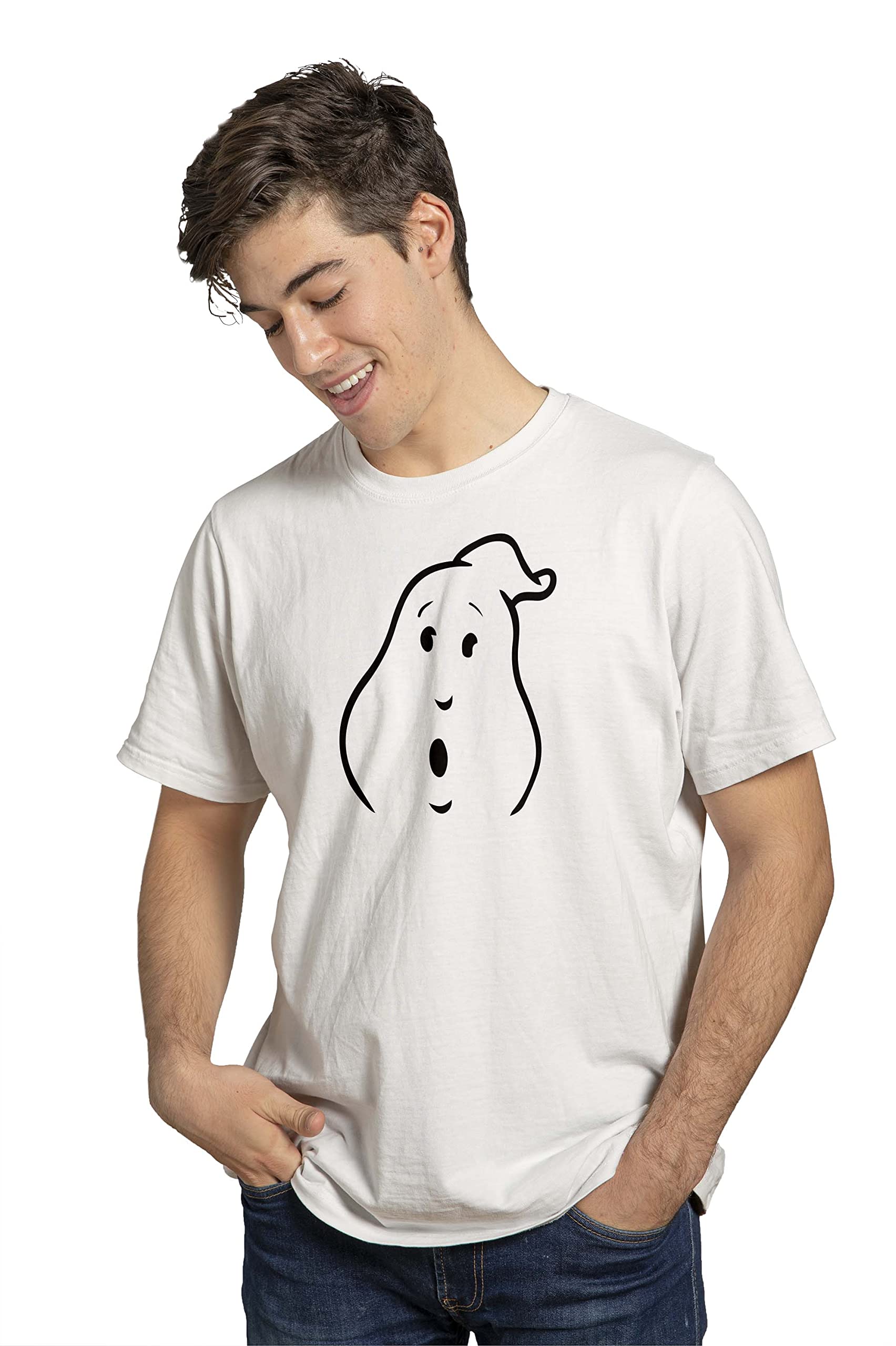 Ghost Buster Graphic Printed T-Shirt for Men | Regular Fit T-Shirts for Men | Round Neck Men’s Tshirt | Unisex Cotton Blend Stylish Tees for Men and Boys | T Shirt & Tee Combo