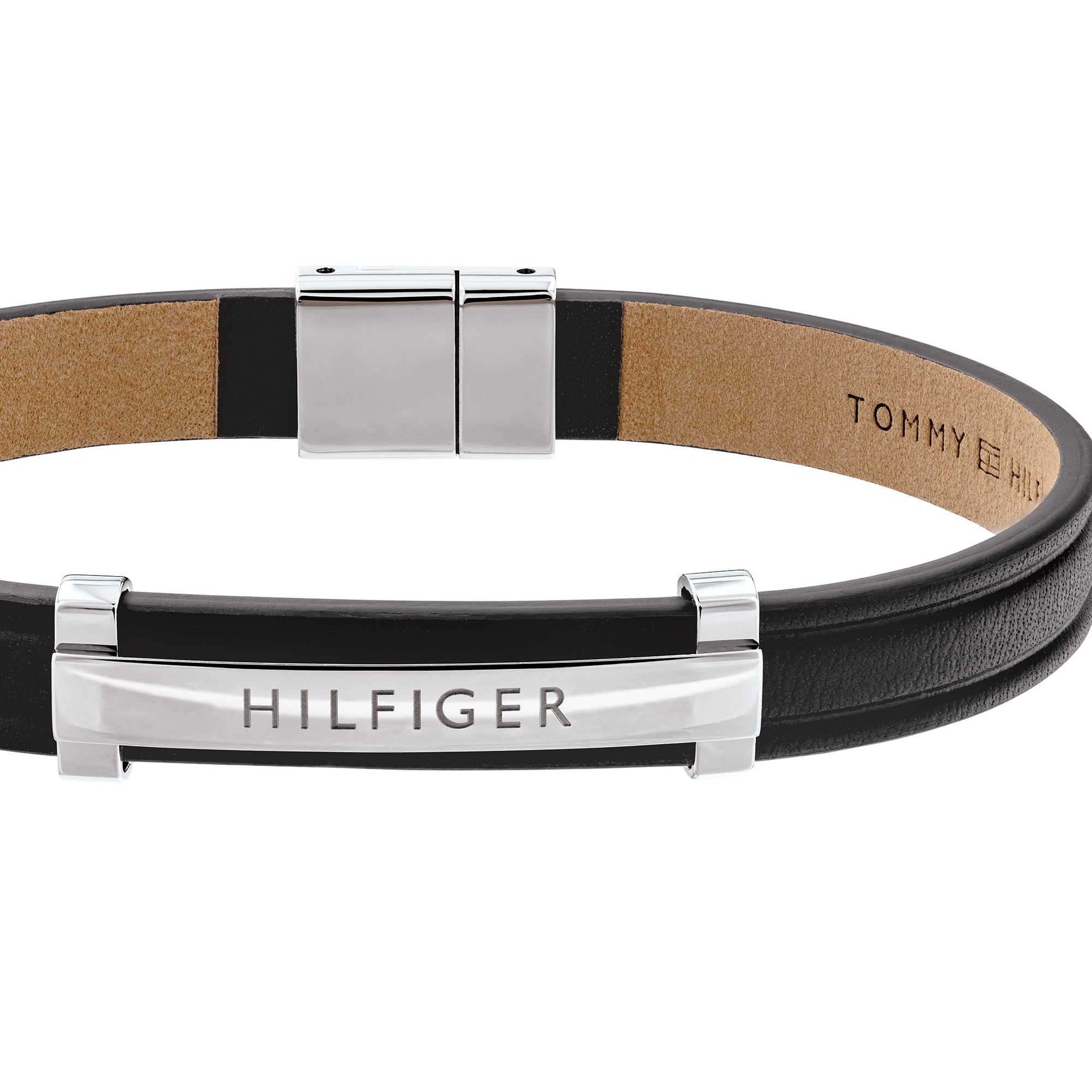 Image secondaire de Tommy Hilfiger Jewelry Bracelet pour Homme en Cuir Couleur Noire - 2790161