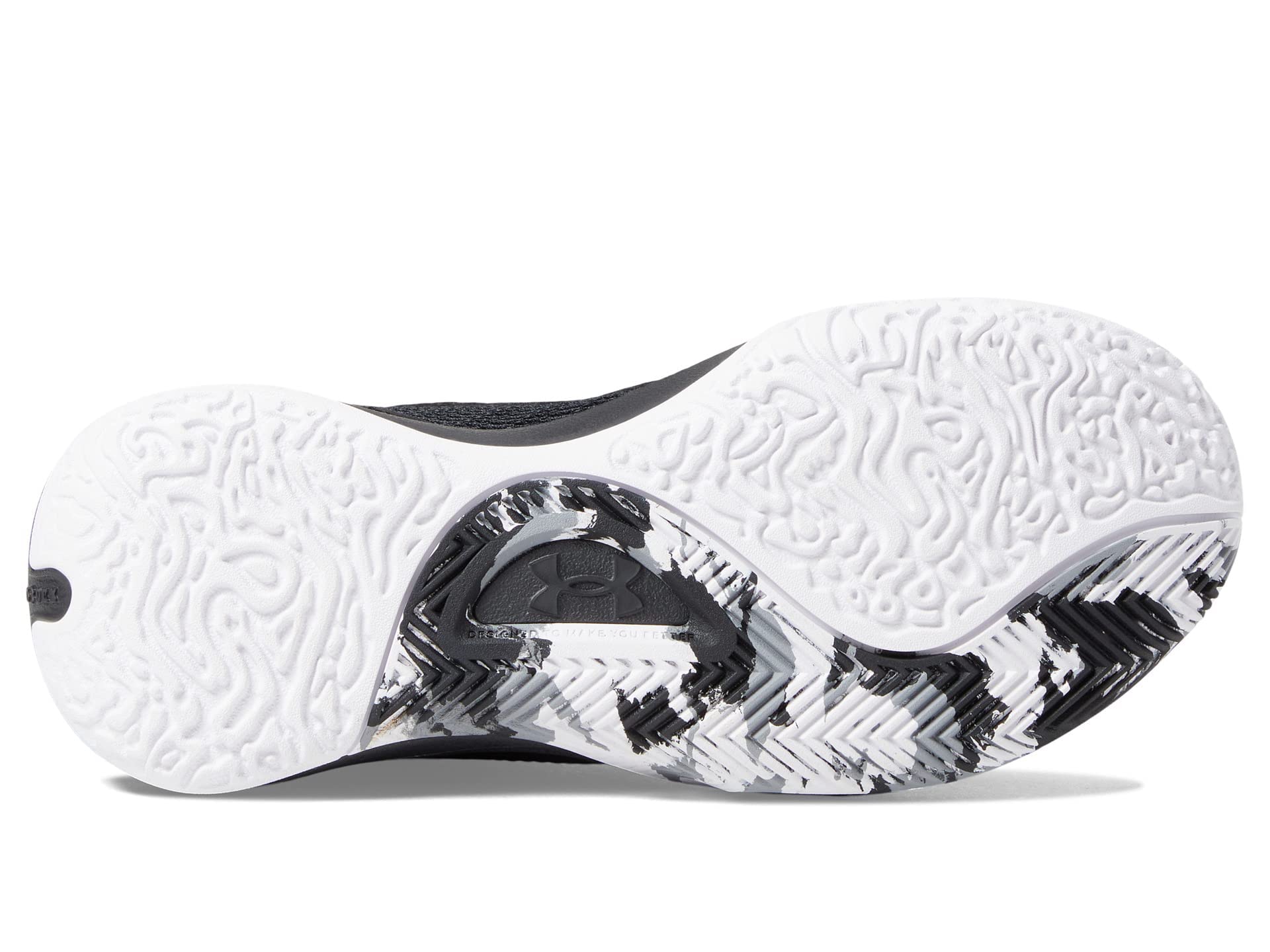 Under Armour Zapatillas de Baloncesto Unisex Grade School UA Lockdown 6 Court Performancence, Color Negro, Talla 38 EU, Negro, 38 EU