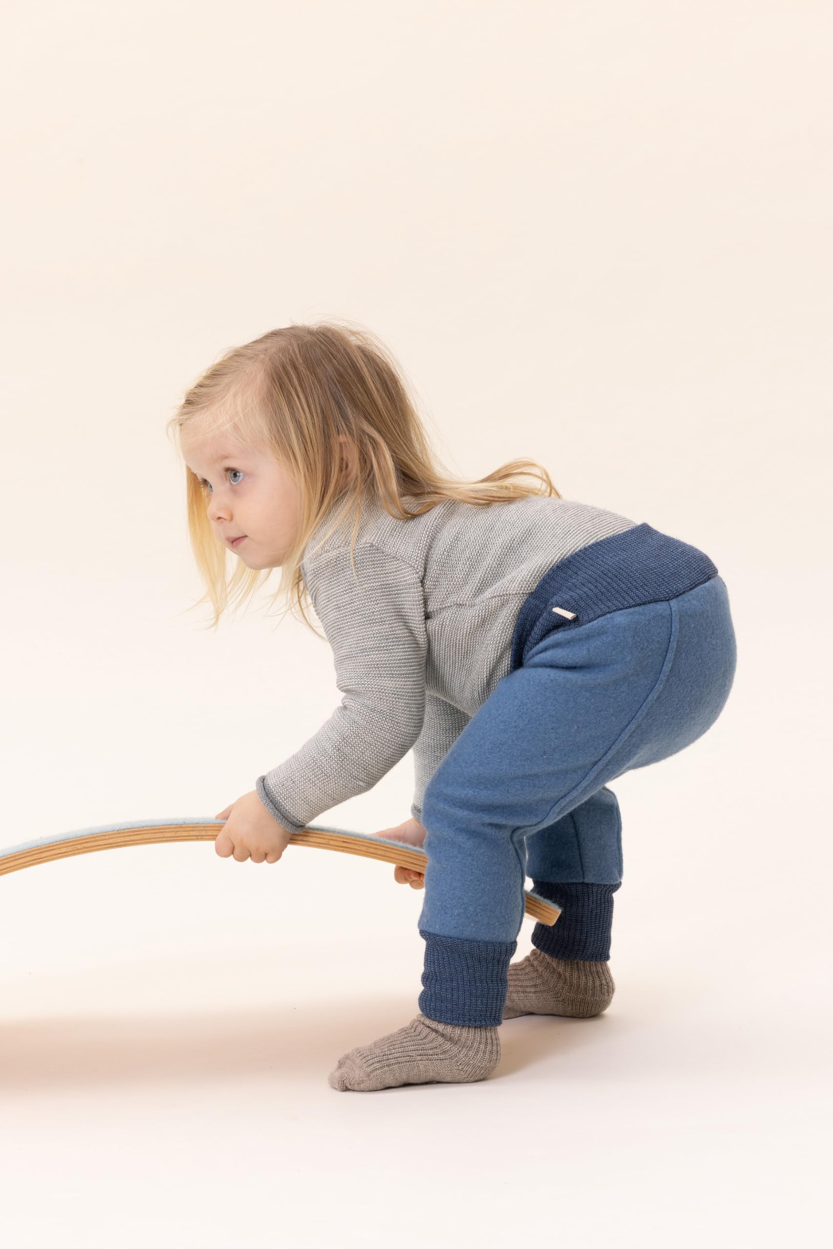 Disana Pumphose Baby & Kinder - 100% Bio-Merino, Leichter Wollwalk – atmungsaktiv & mitwachsend - Unisex Gr. 62 – 104 - nachhaltig & fair – besonders bequem - Made in Germany