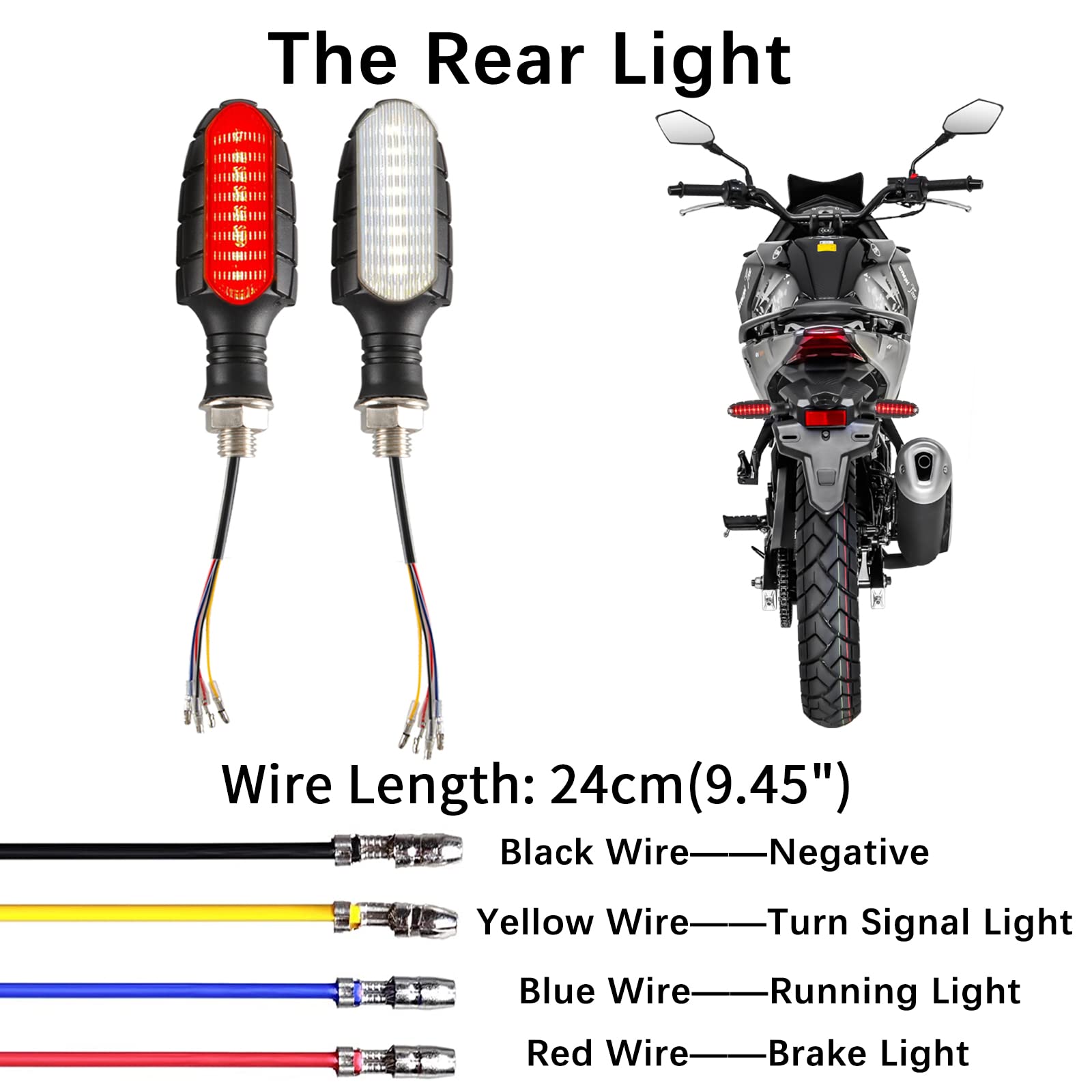 Yizhet 4 stuks motorfiets belastingsweerstand zaklamp knipperlichten decoder motorfiets Yizhet 4 stuks motorfiets belastingsweerstand zaklamp knipperlichten decoder motorfiets
