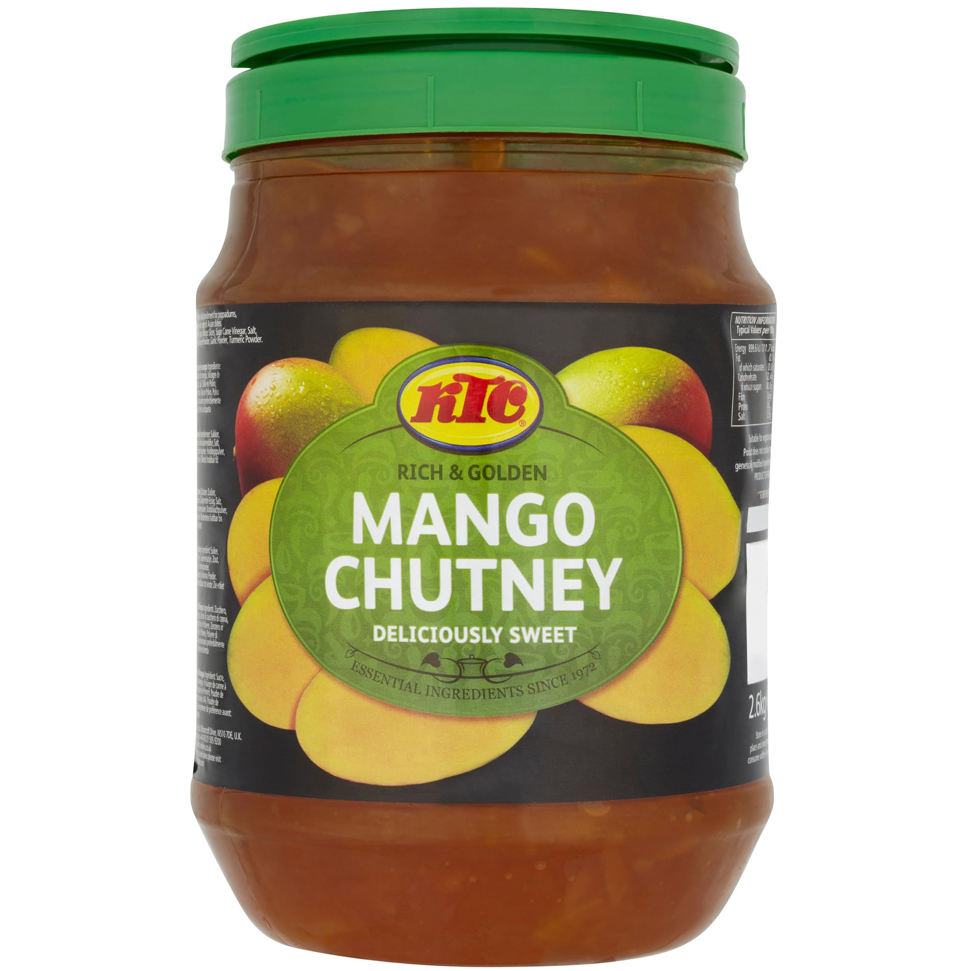 Ktc Rich & Golden Mango Chutney - 1x2.6kg