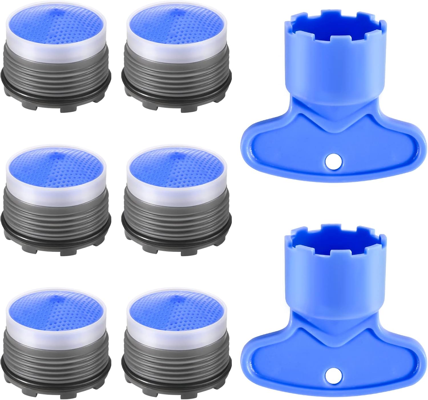 Faucet Aerator M18.5, WeeVeni 6PCS Aerator Replacement for Sink Faucet