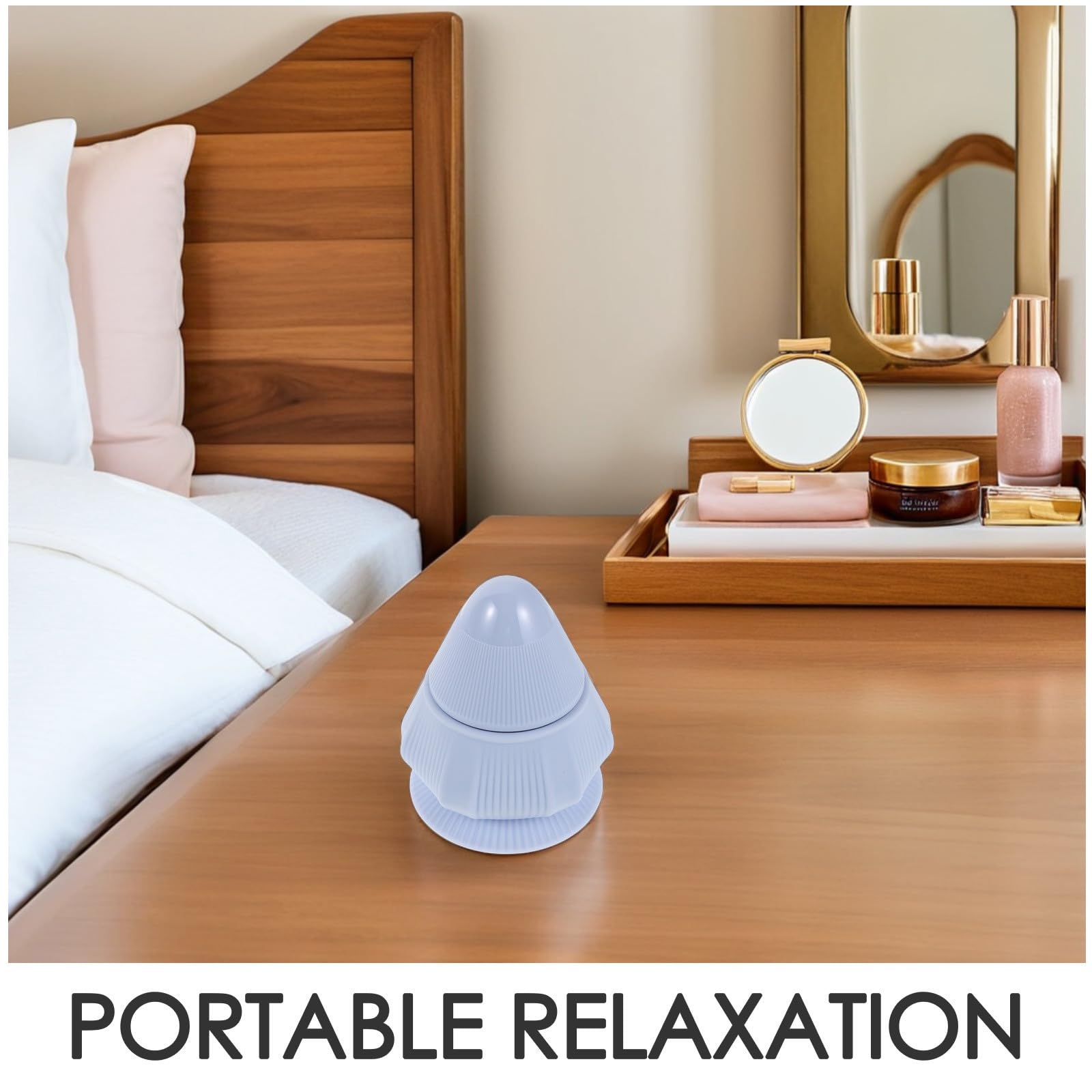 Tragbarer Vibrations und Wärmemassageball für Nackenmuskeln Zuhause