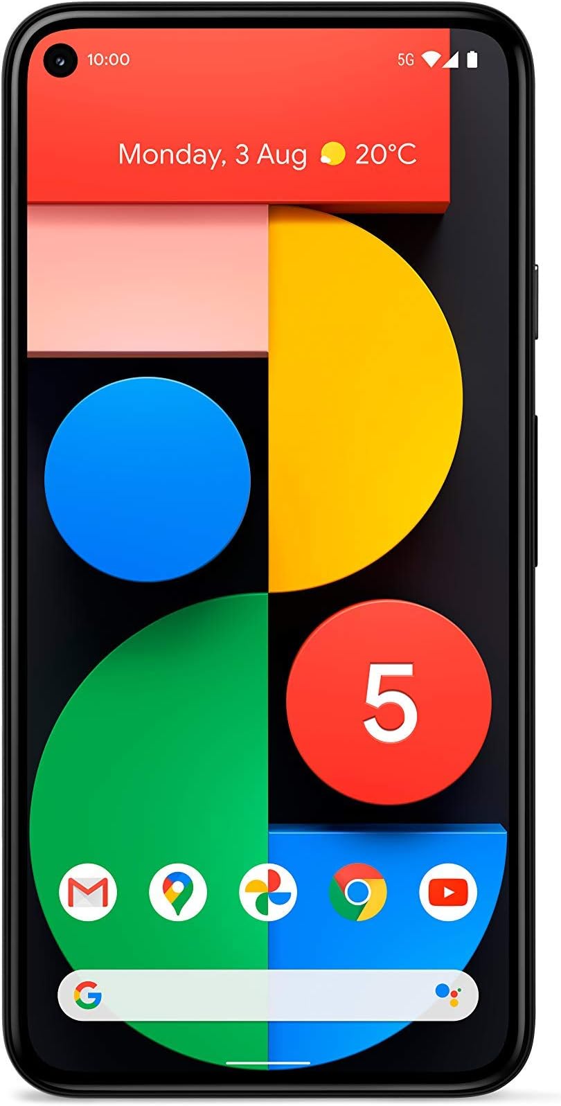 SIM Free Google Pixel 5 128GB 5G Mobile Phone - Just Black, The ultimate 5G Google phone