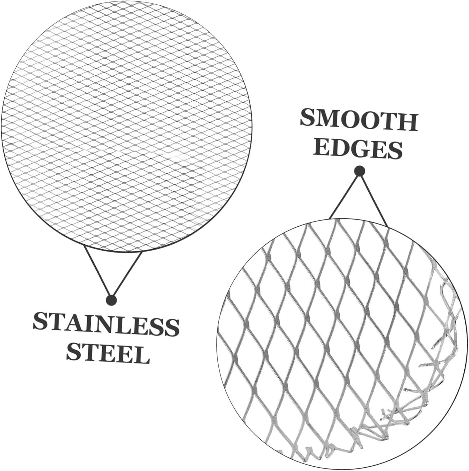 BESTonZON Disposable BBQ Grill Net 10-Piece Aluminum Mesh Toppers for Outdoor Cooking Non-stick BBQ Grill Liners Versatile Use for Grilling and Smoking
