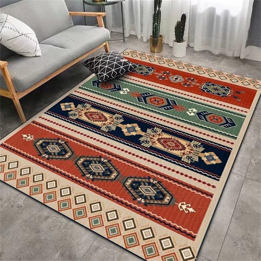 Tapis enfant chambre garçon multicolore pour créer un grand espace de jeu ludique