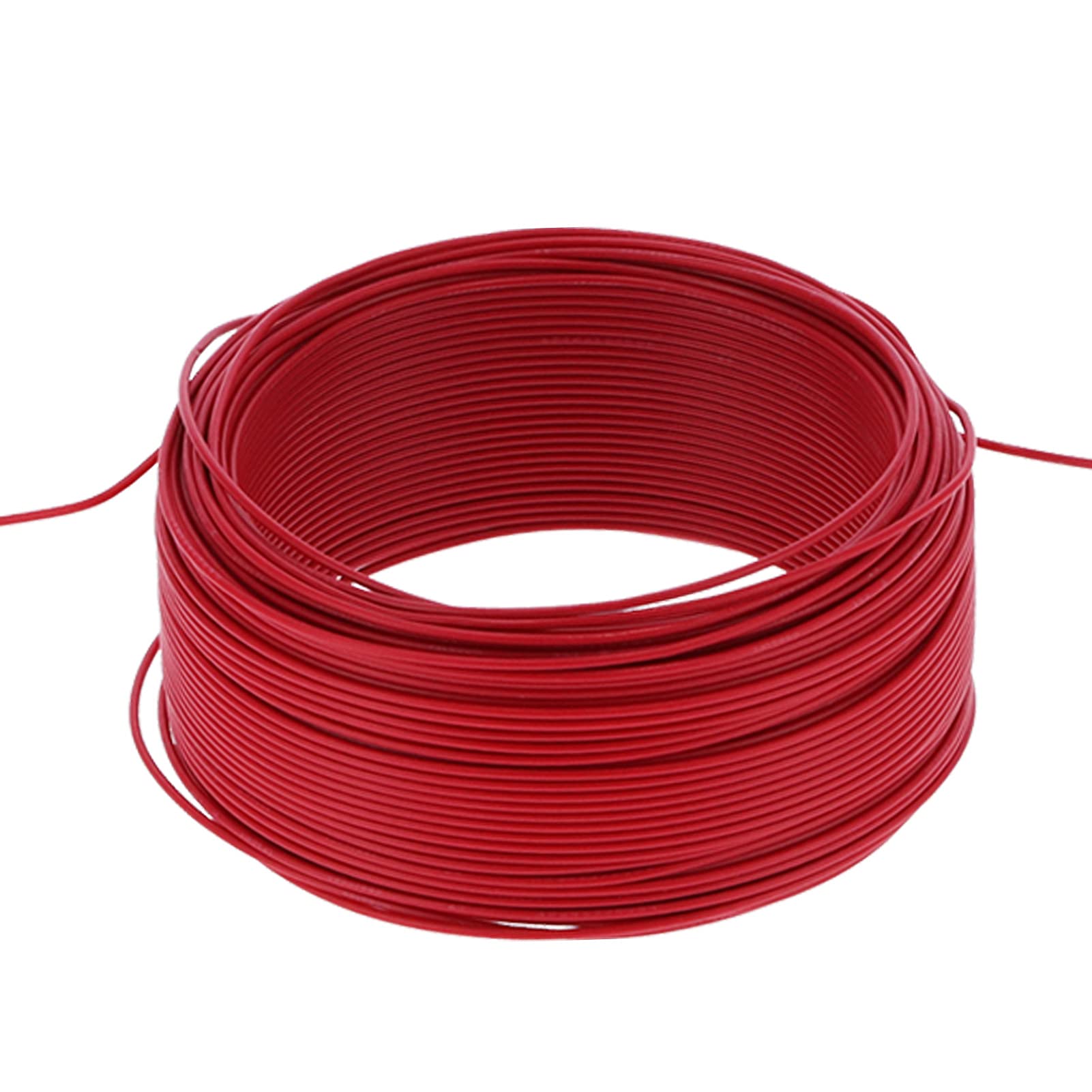 Ejoyous Cable Aislado Cable Eléctrico Flexible de Cobre Rojo AC300V 100m Conductor Aislado de PVC de 7 Núcleos para Electrodomésticos, Instrumentos de Iluminación y Herramientas Pequeñas