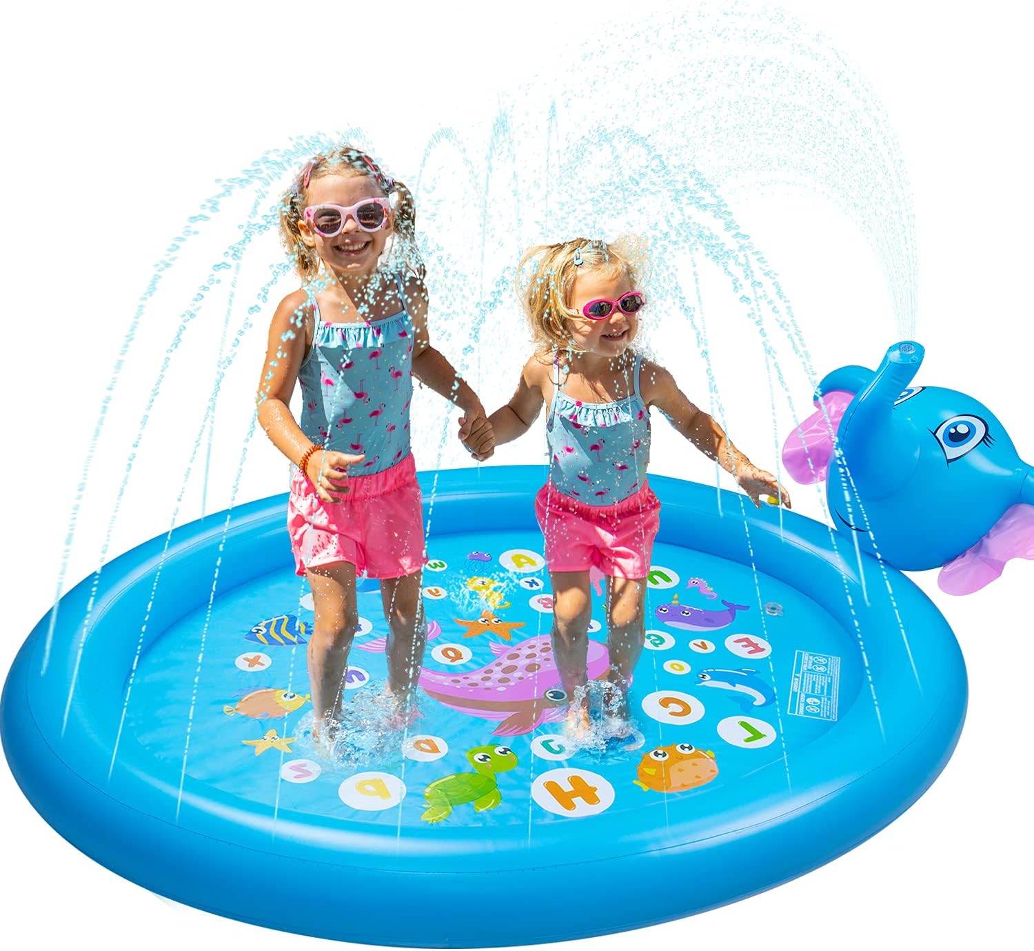 BATURU Splash Pad for Kids Ages 48, 3in1 Baby Splash